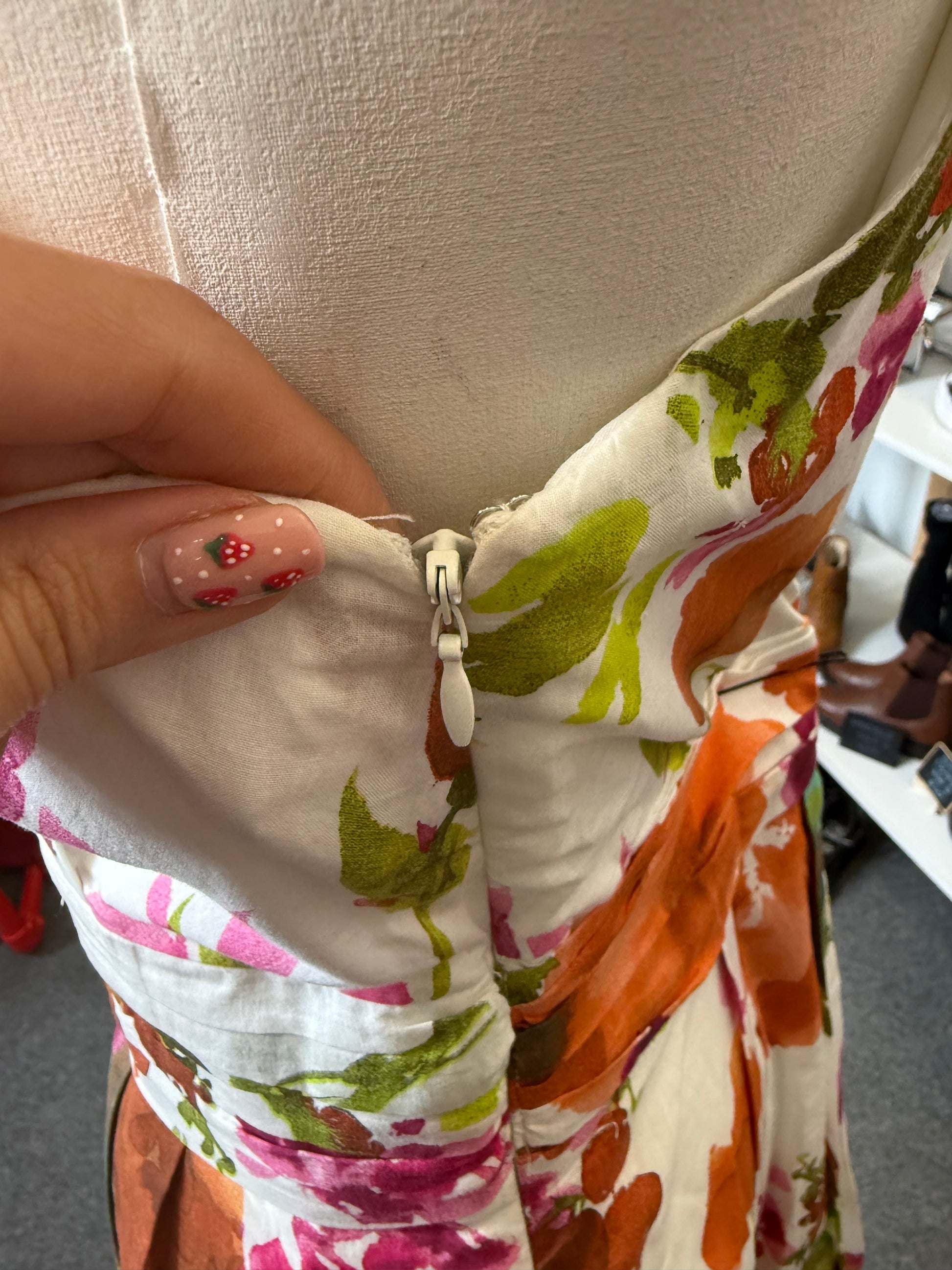 Next sleeveless floral occasion dress