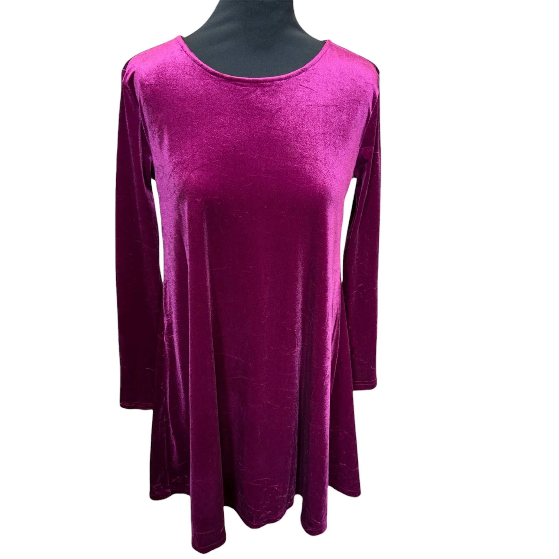 Old Navy long sleeved velour skater dress