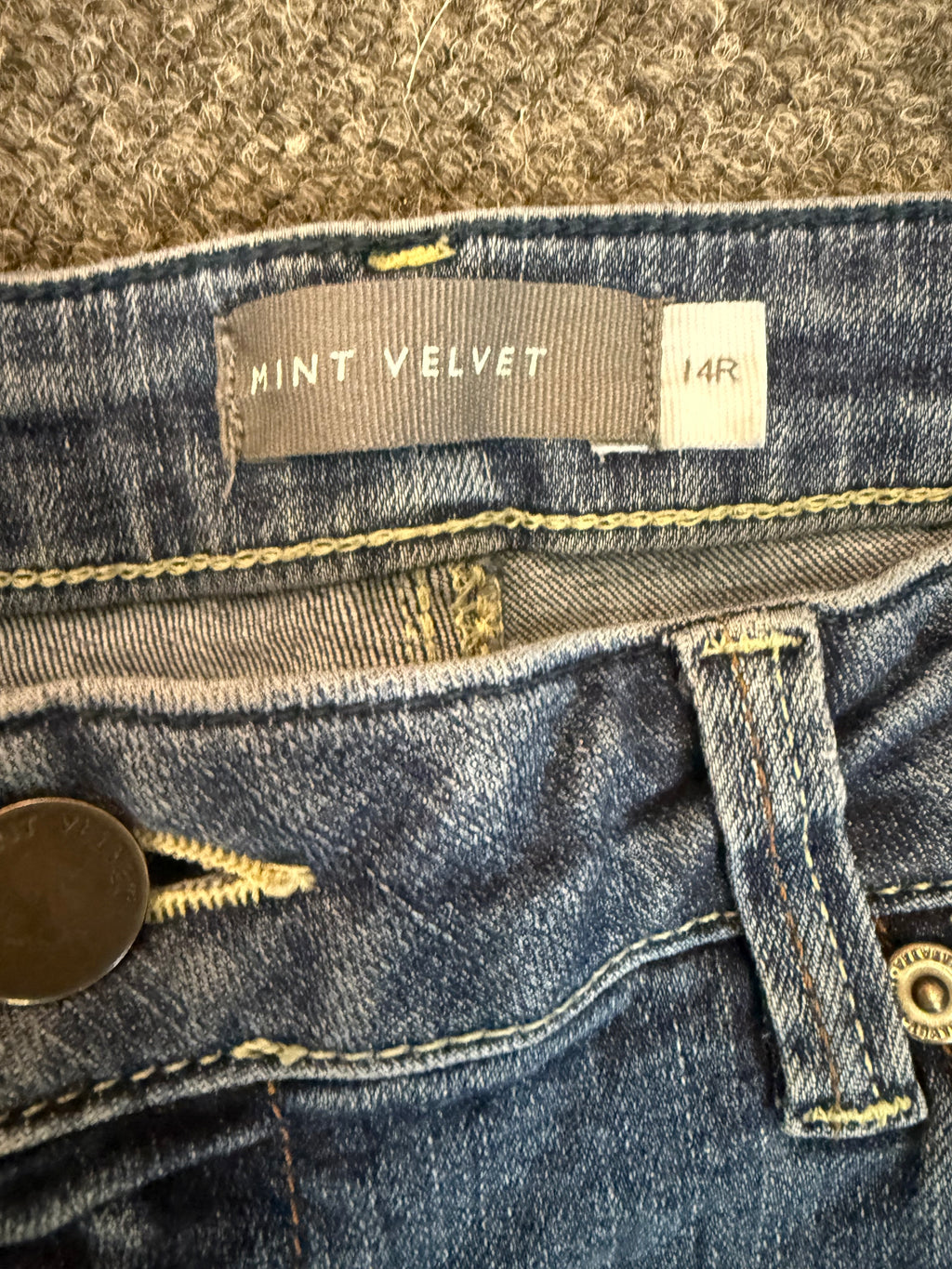Mint Velvet rip detail jeans