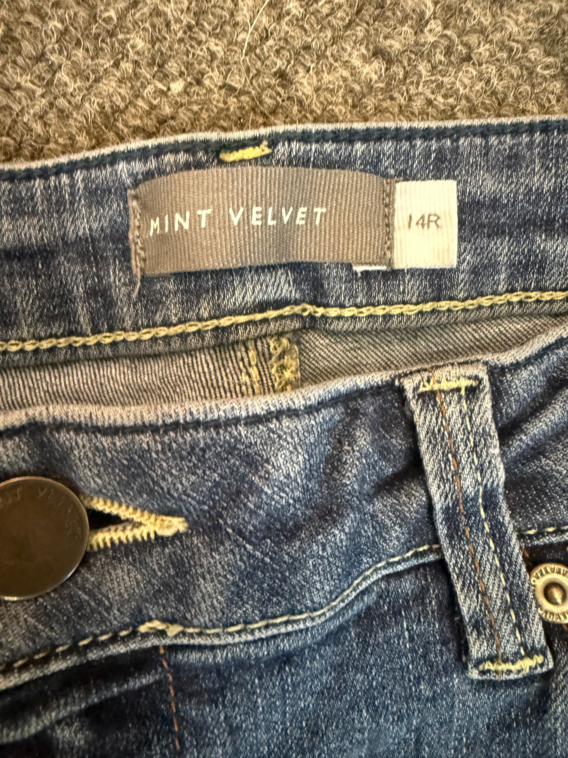 Mint Velvet rip detail jeans