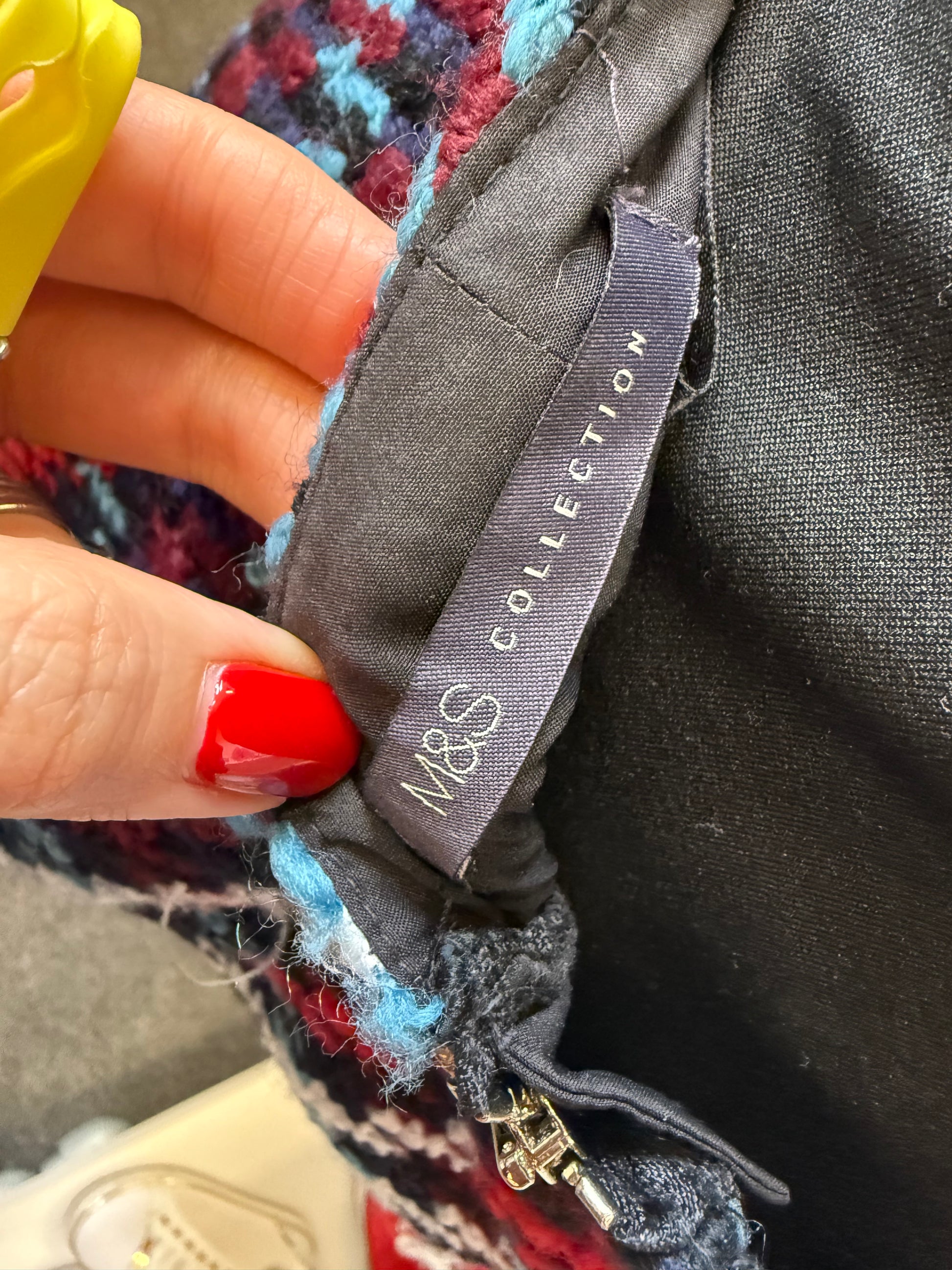 M&S lined woven mini skirt