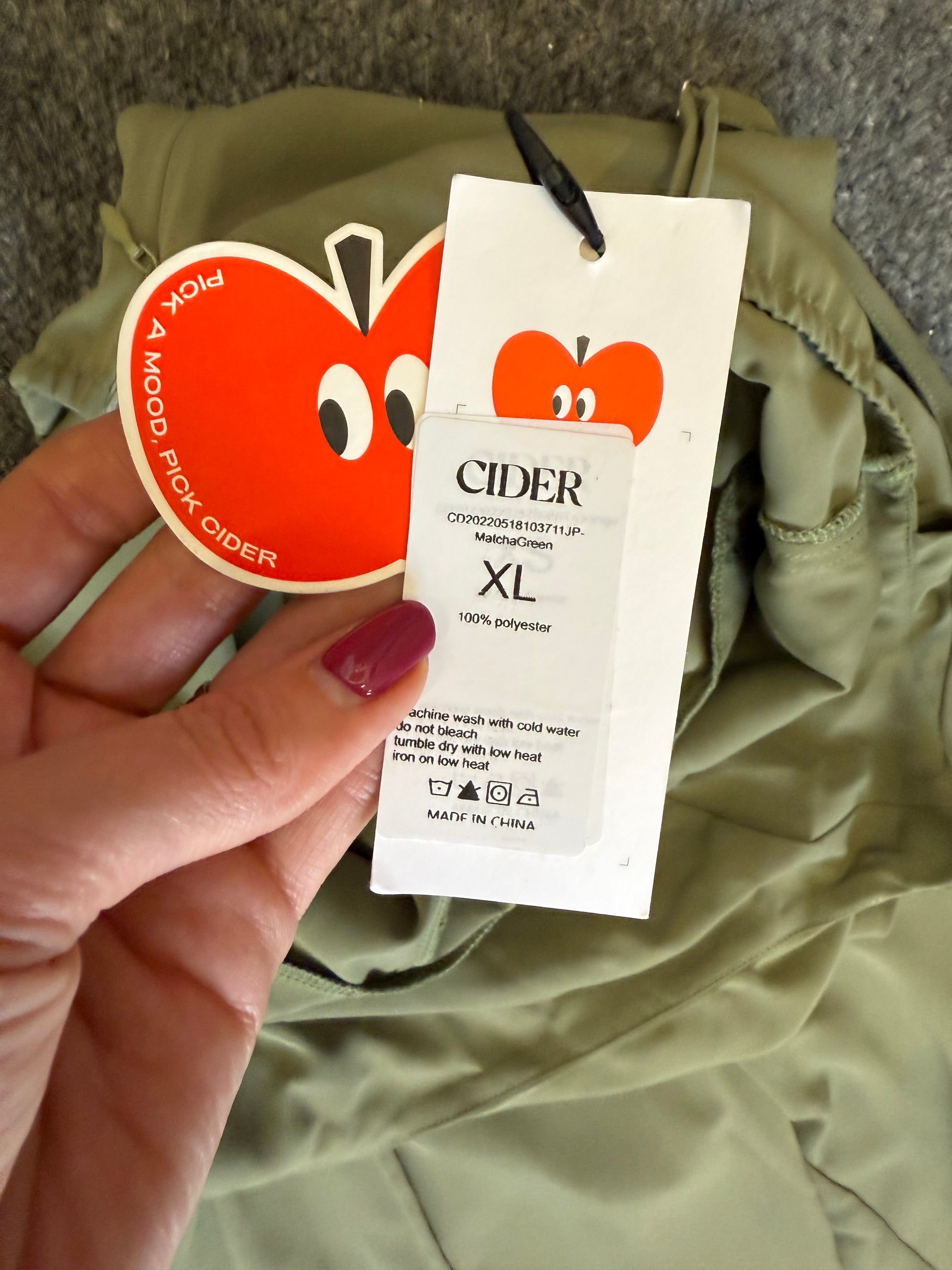 Cider khaki strappy wide leg jumpsuit (brand new with tags)