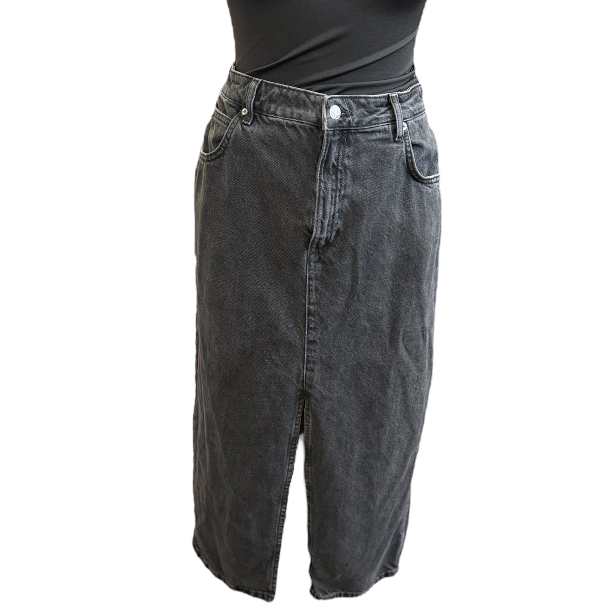 New Look denim midi skirt