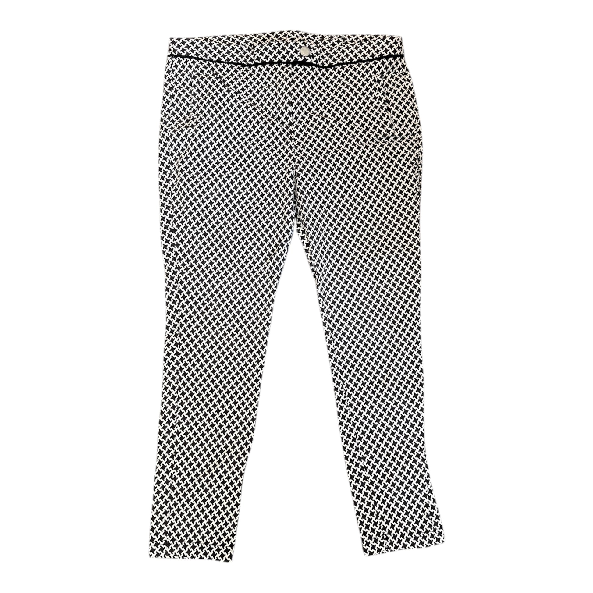 Dorothy Perkins geometric tapered trousers
