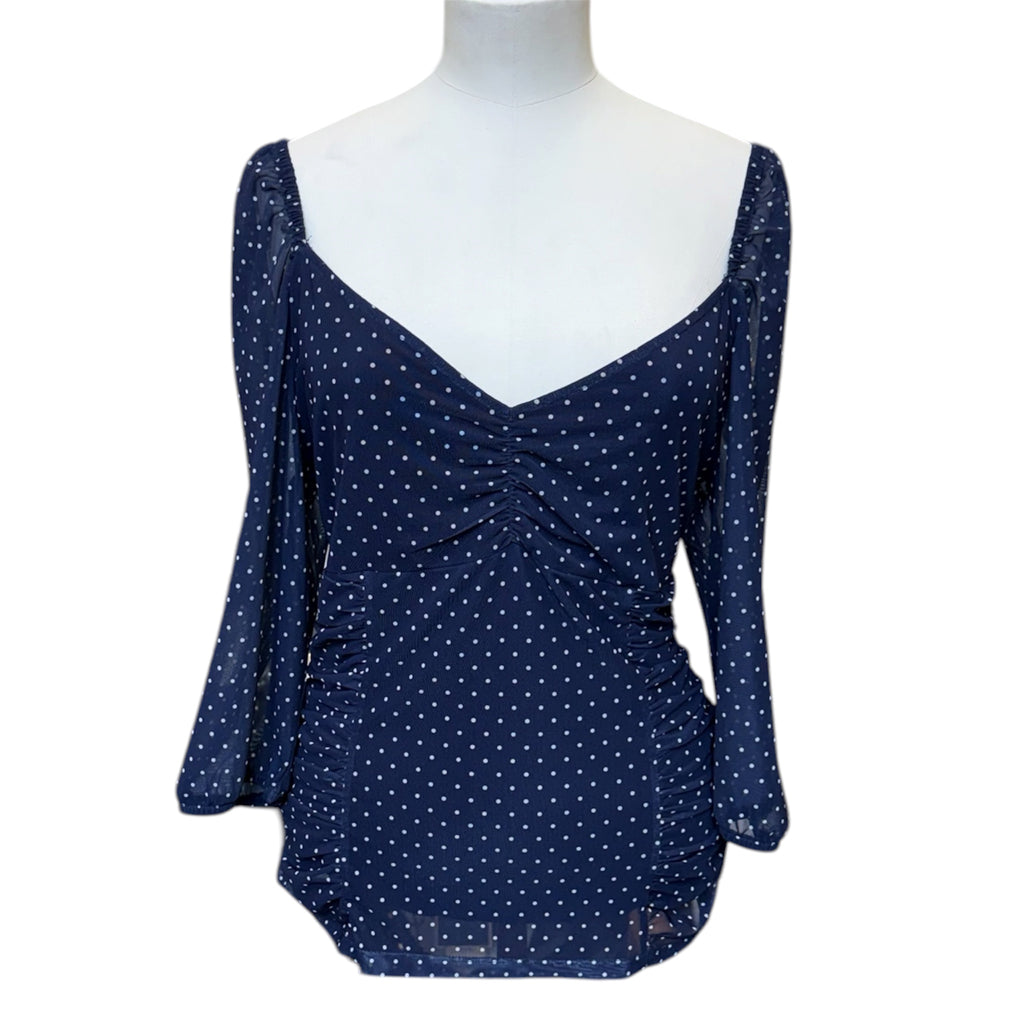 Sosander polka dot long sleeved top