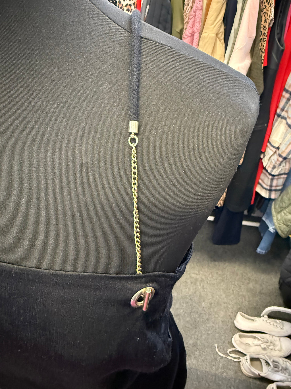 Next gold chain strap evening dress