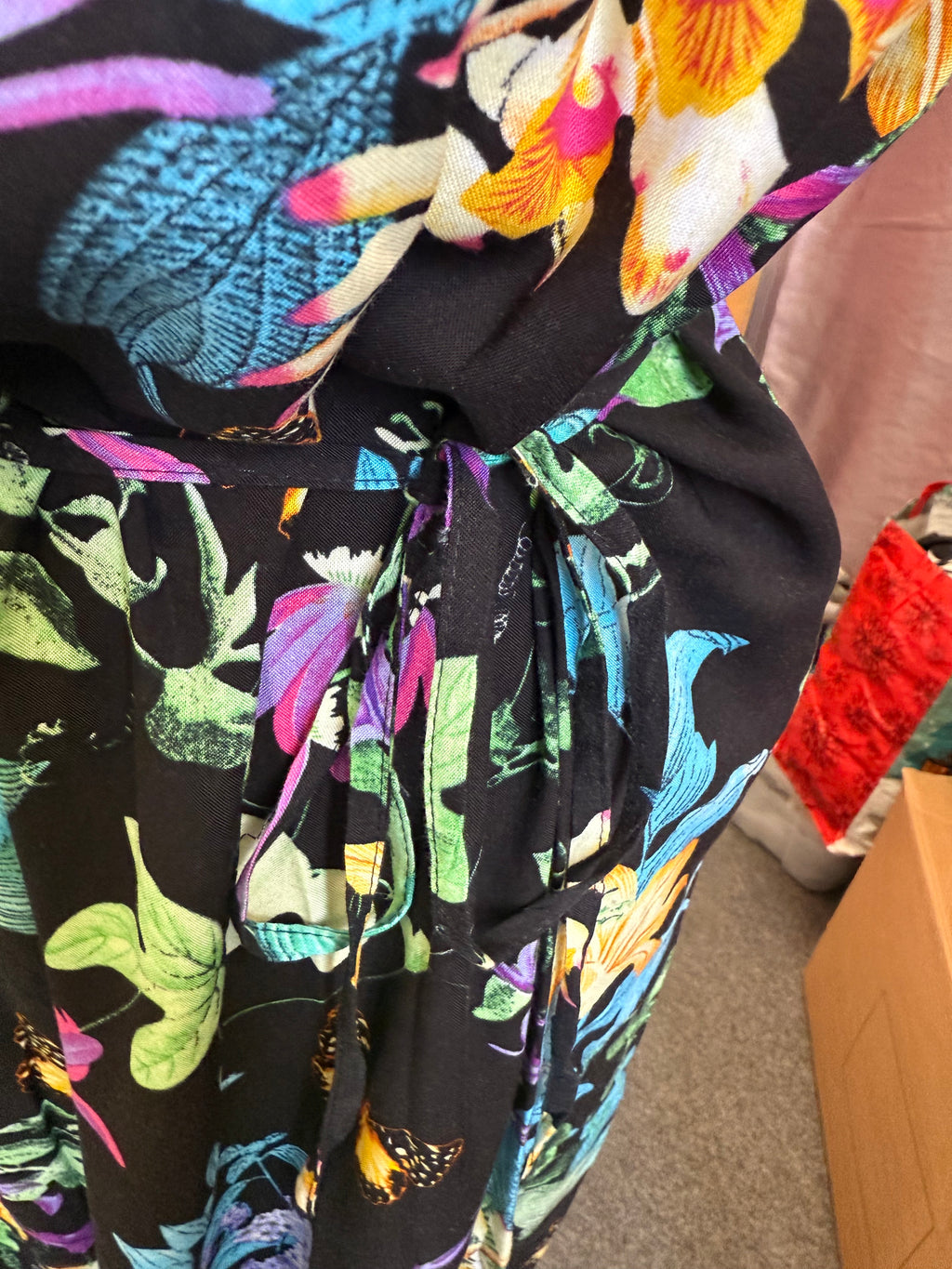 M&S floral strappy maxi dress