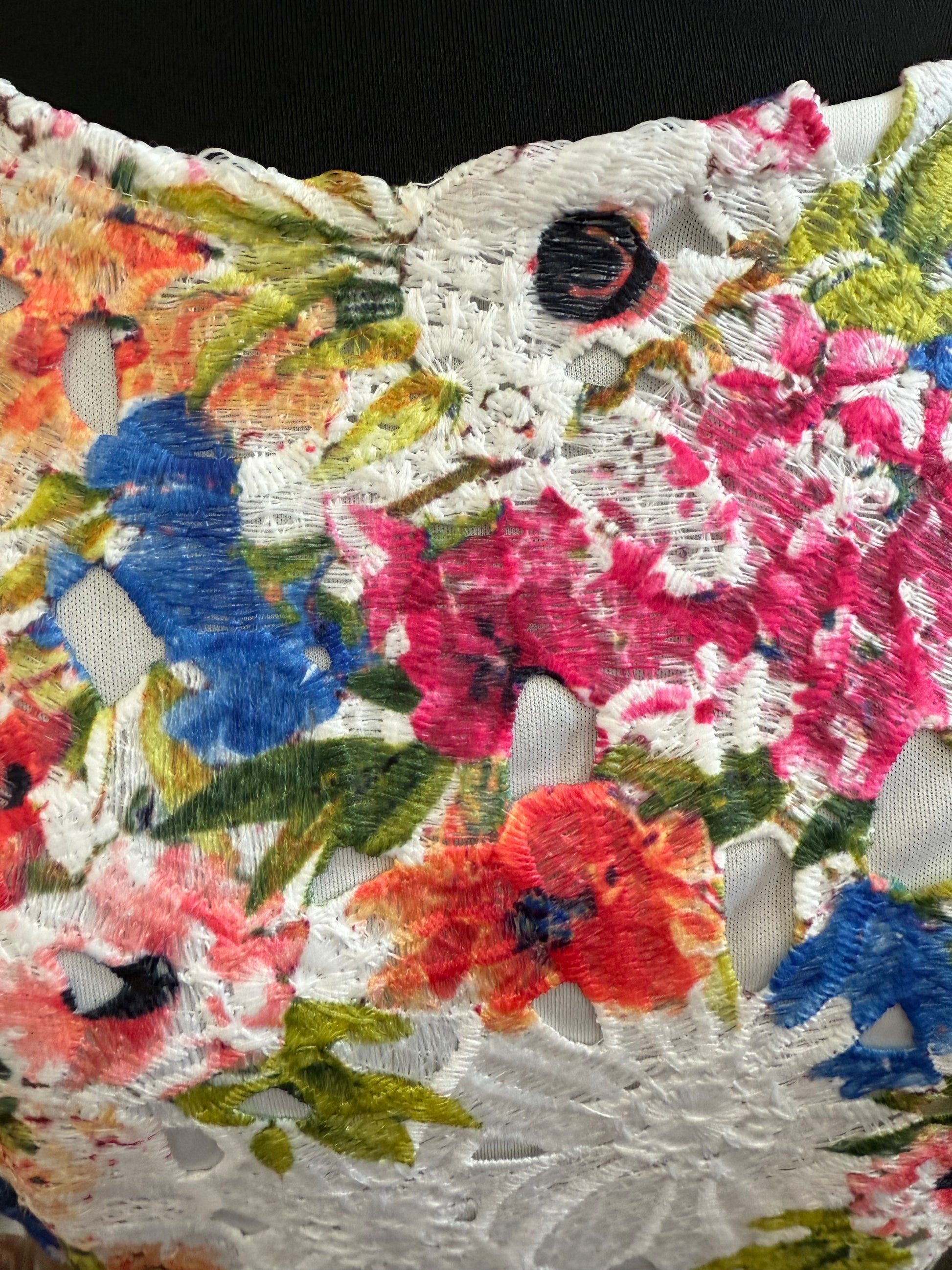 Apricot floral lace occasion dress