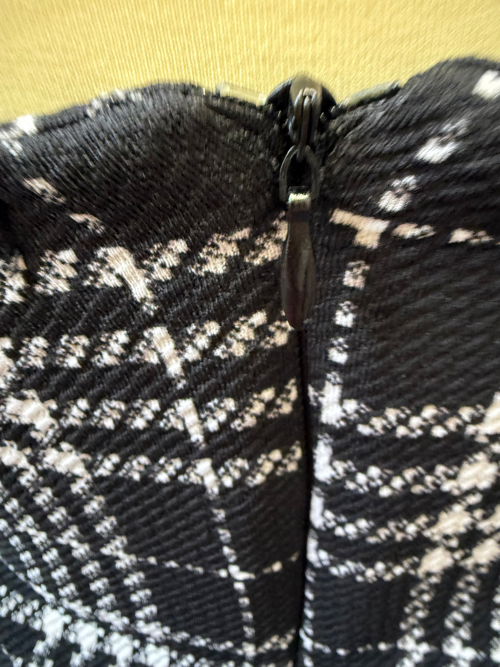 Missguided check pinafore style dress