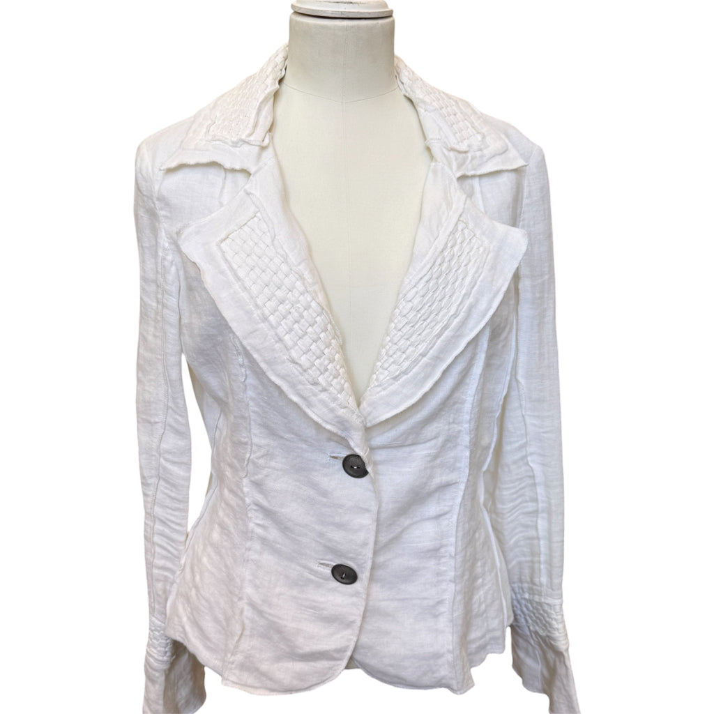 Per Una white linen jacket