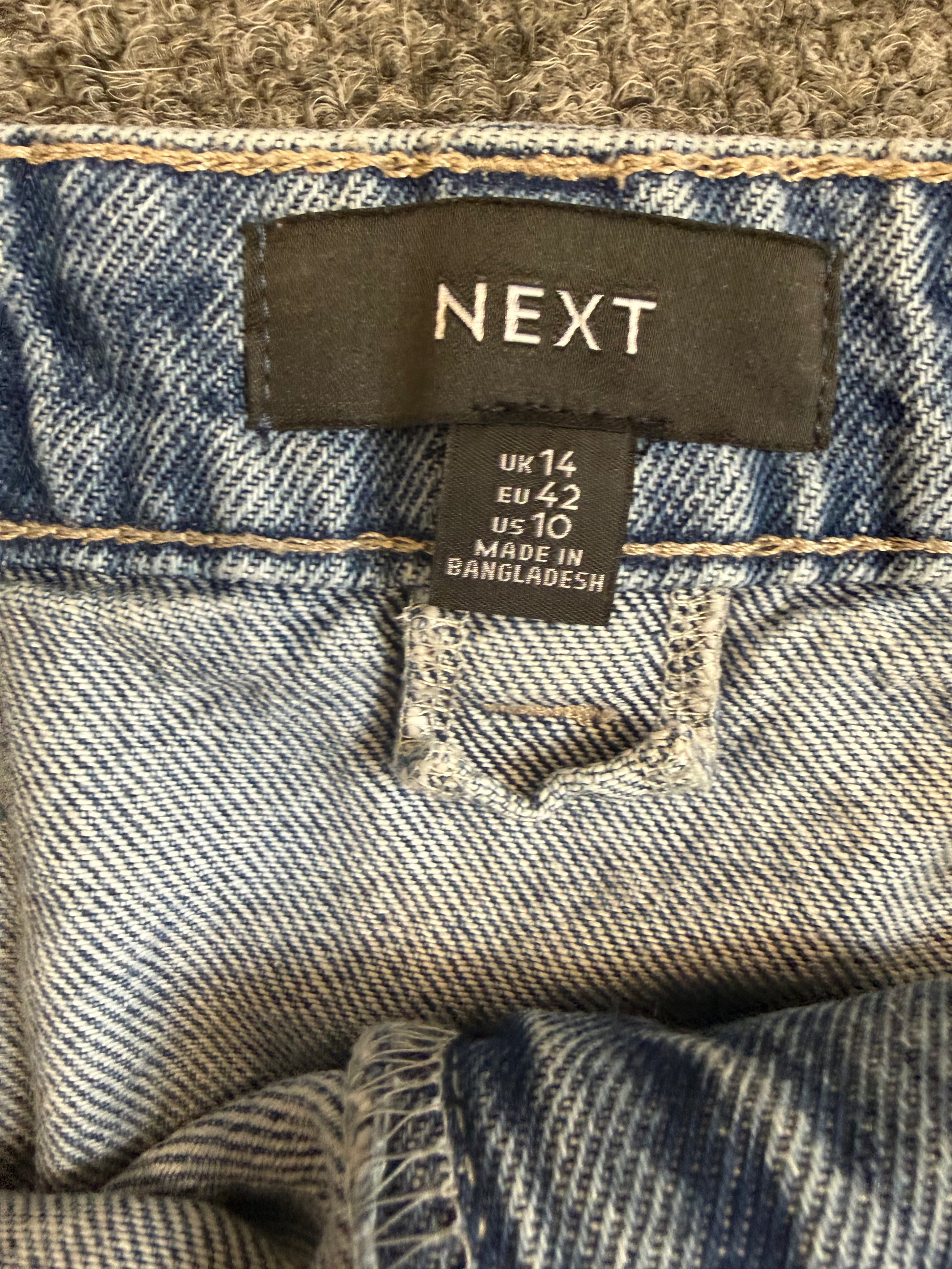 Next 80’s style mini denim skirt
