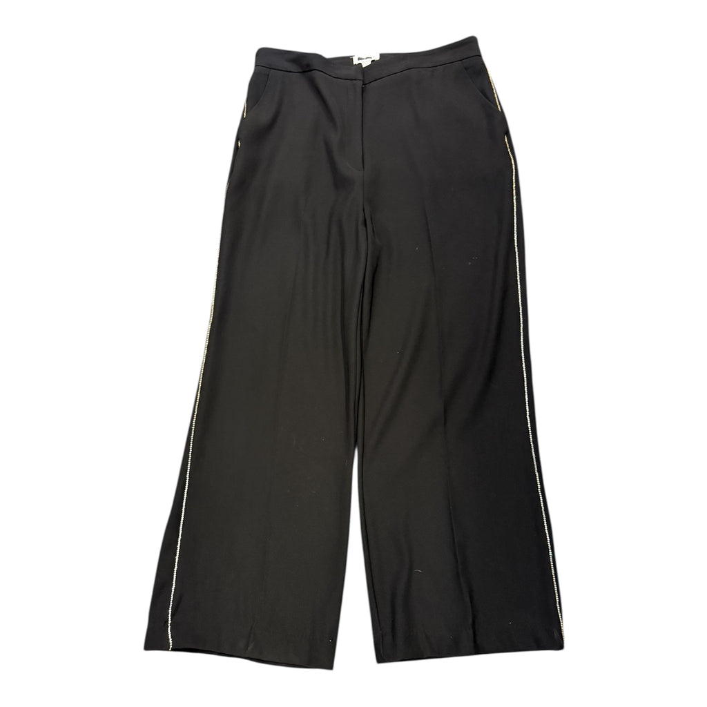 Topshop diamanté detail wide leg trousers