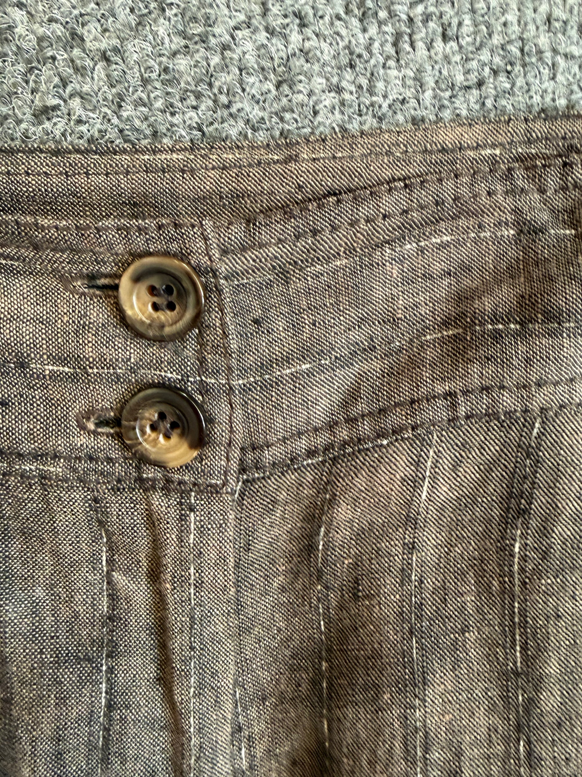 M&S brown wide leg trousers