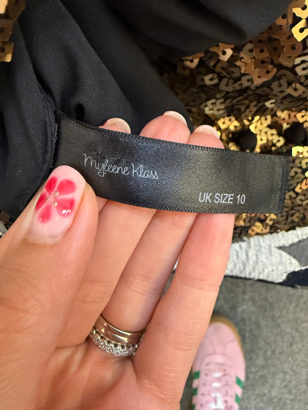 Myleene Klass sequin mini dress