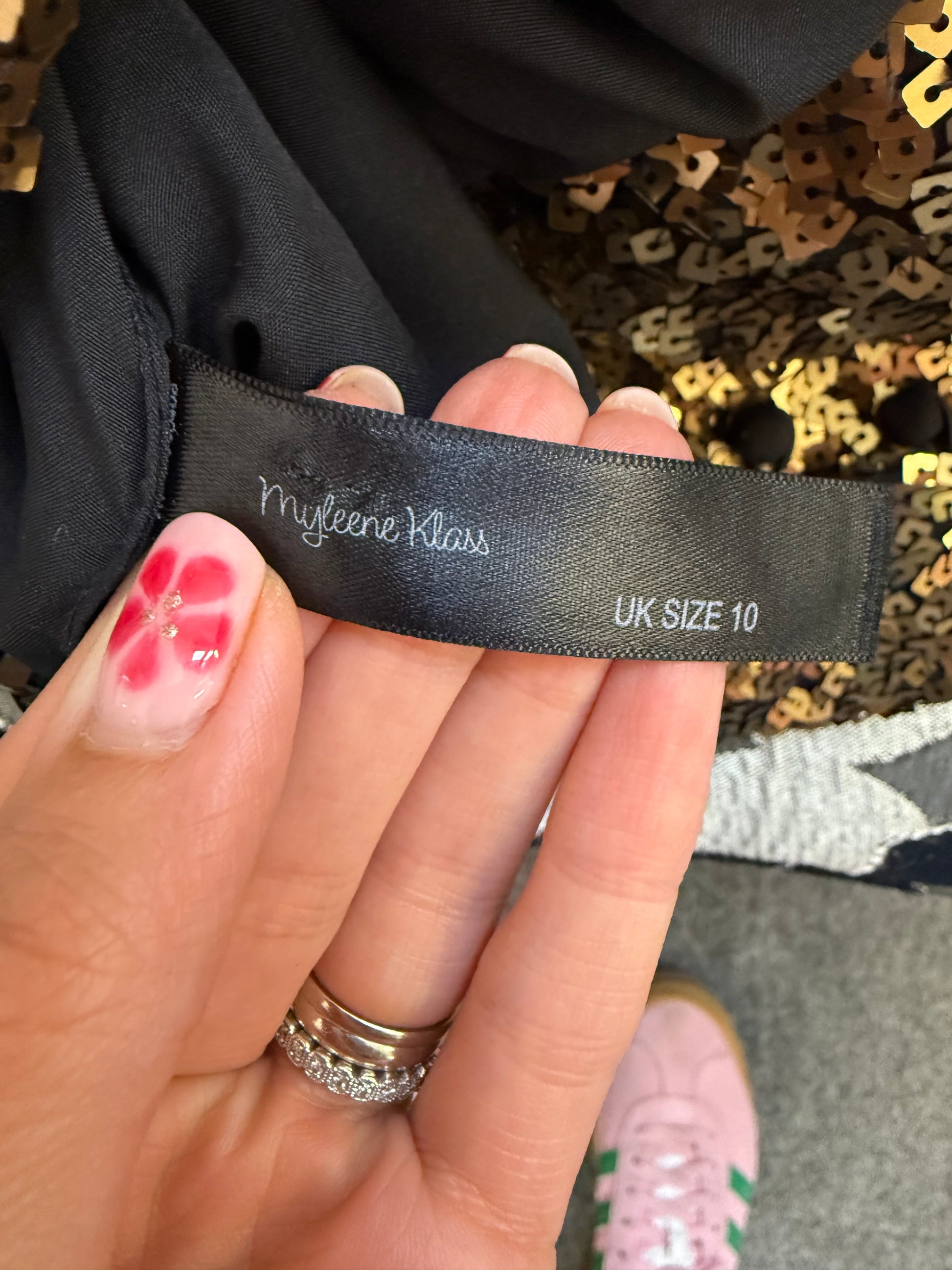 Myleene Klass sequin mini dress