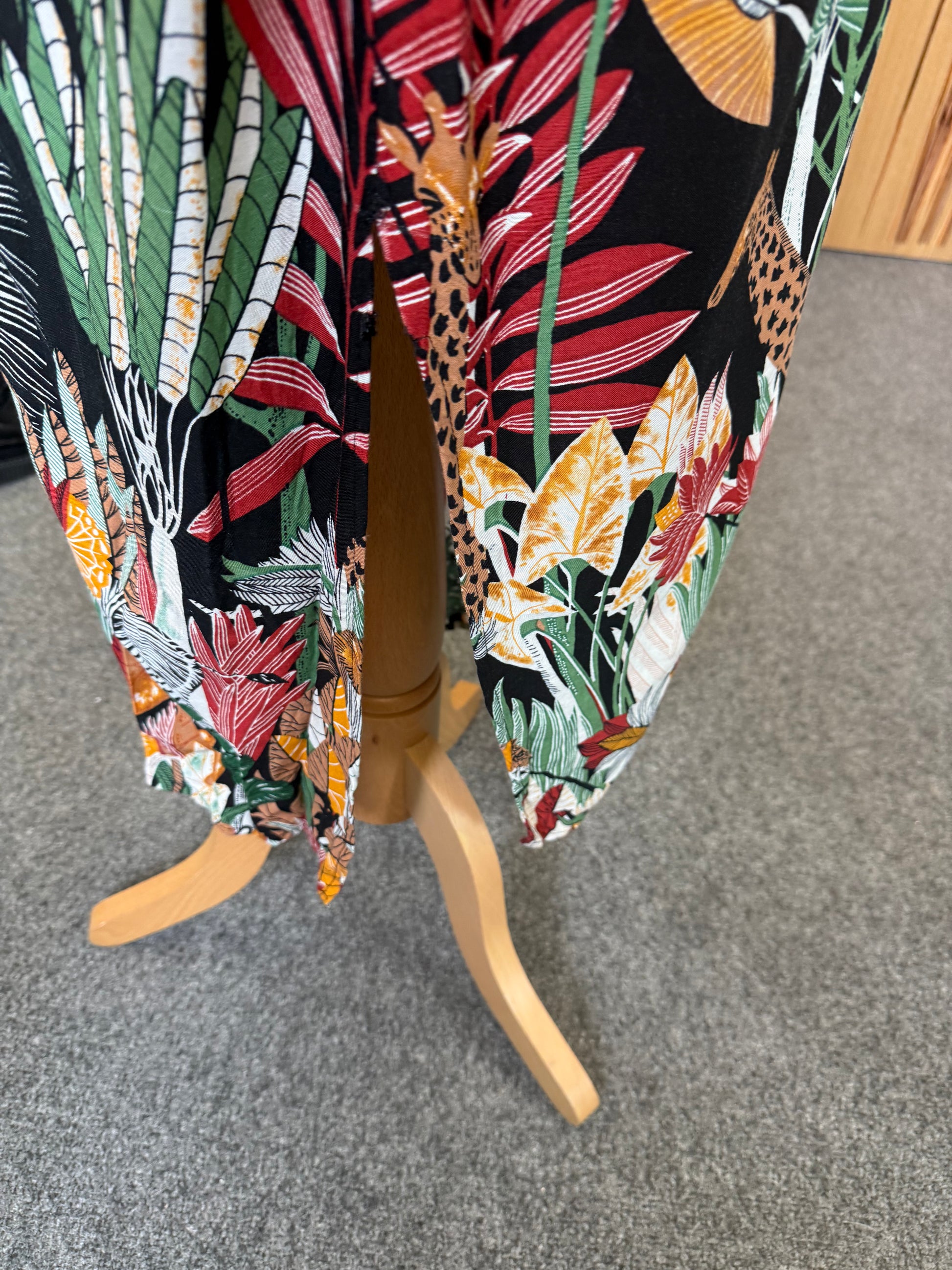 Warehouse cross back midi dress