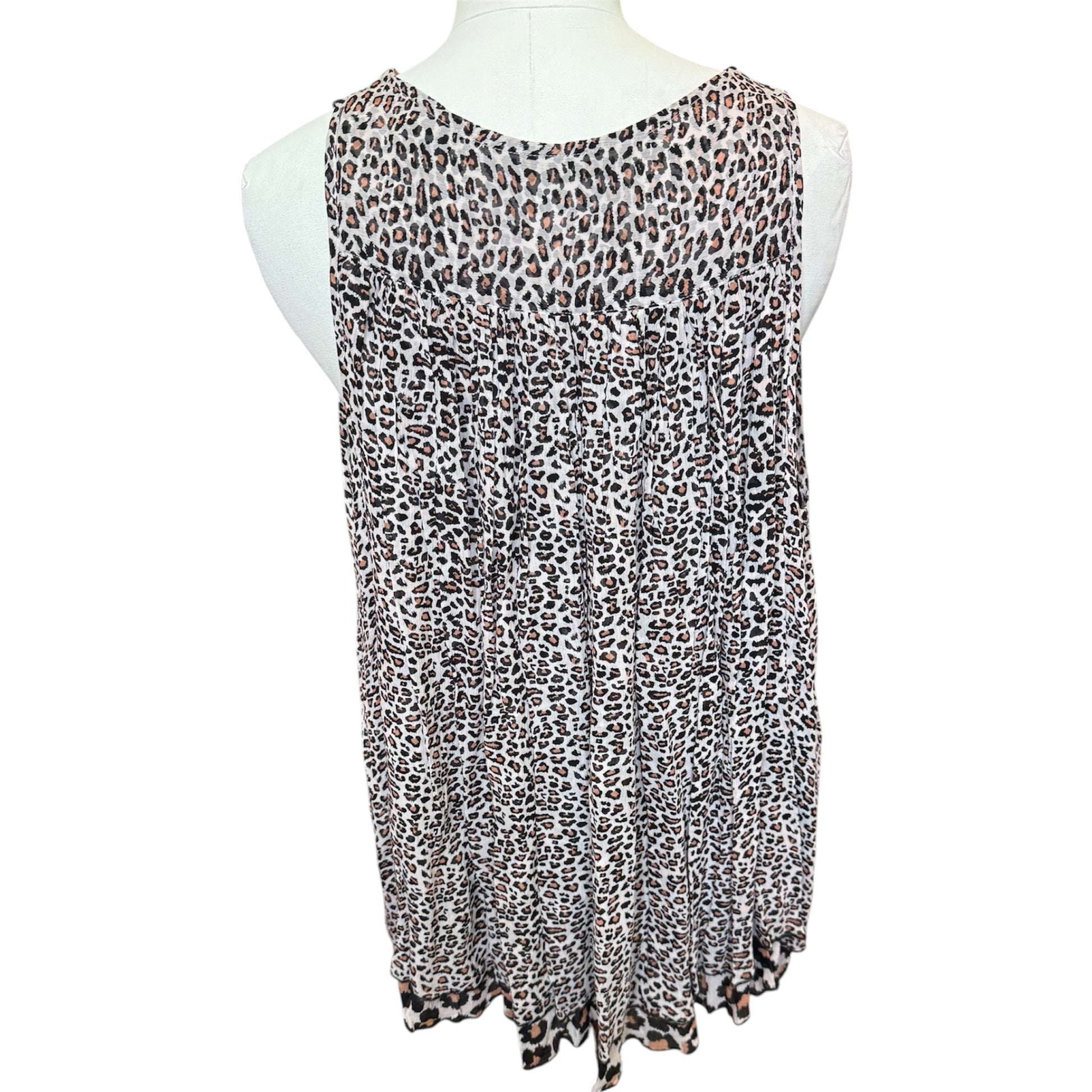 Scotch and Soda animal print sleeveless top