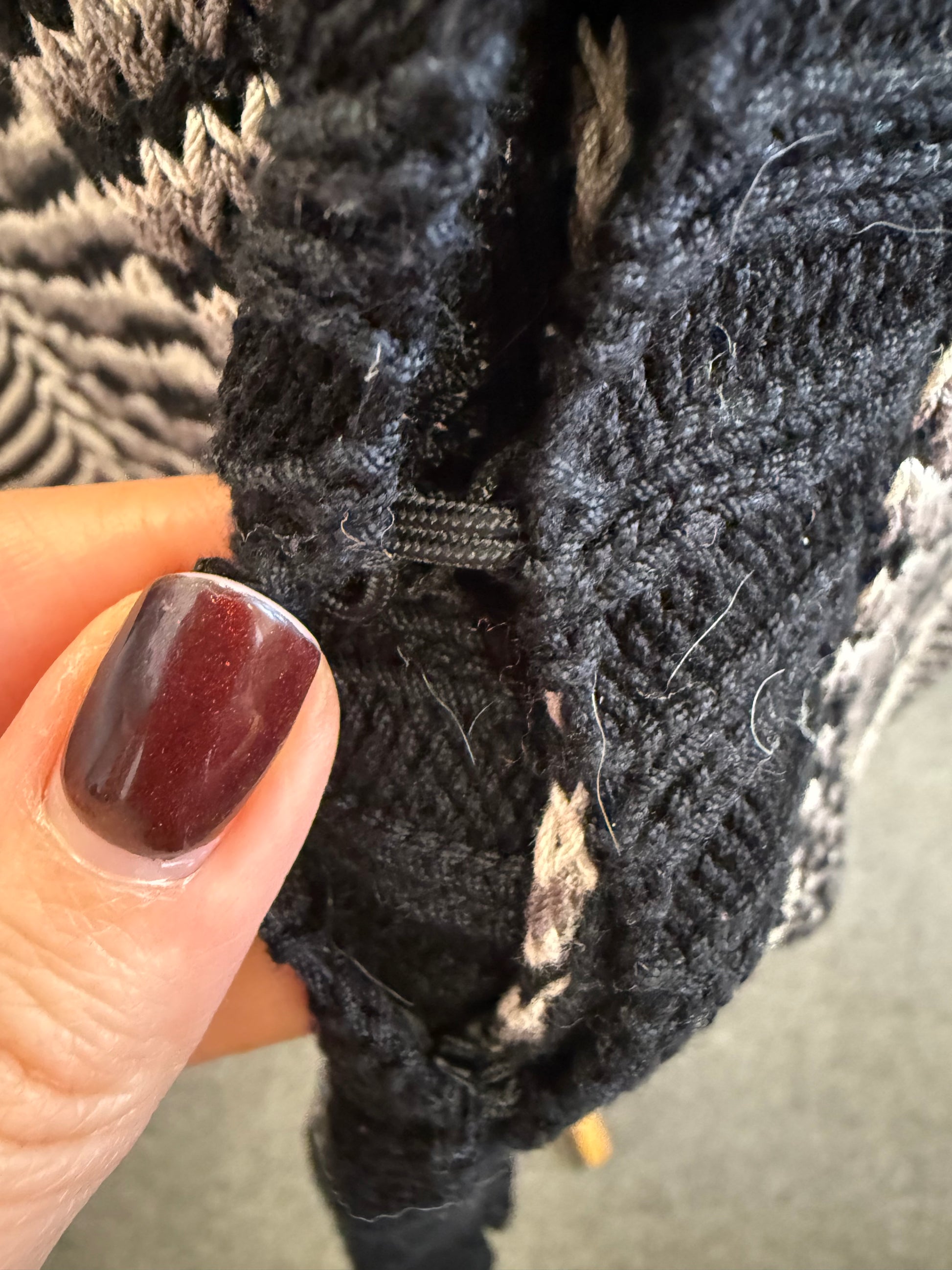 Karen Millen knit oversize sleeveless cardigan