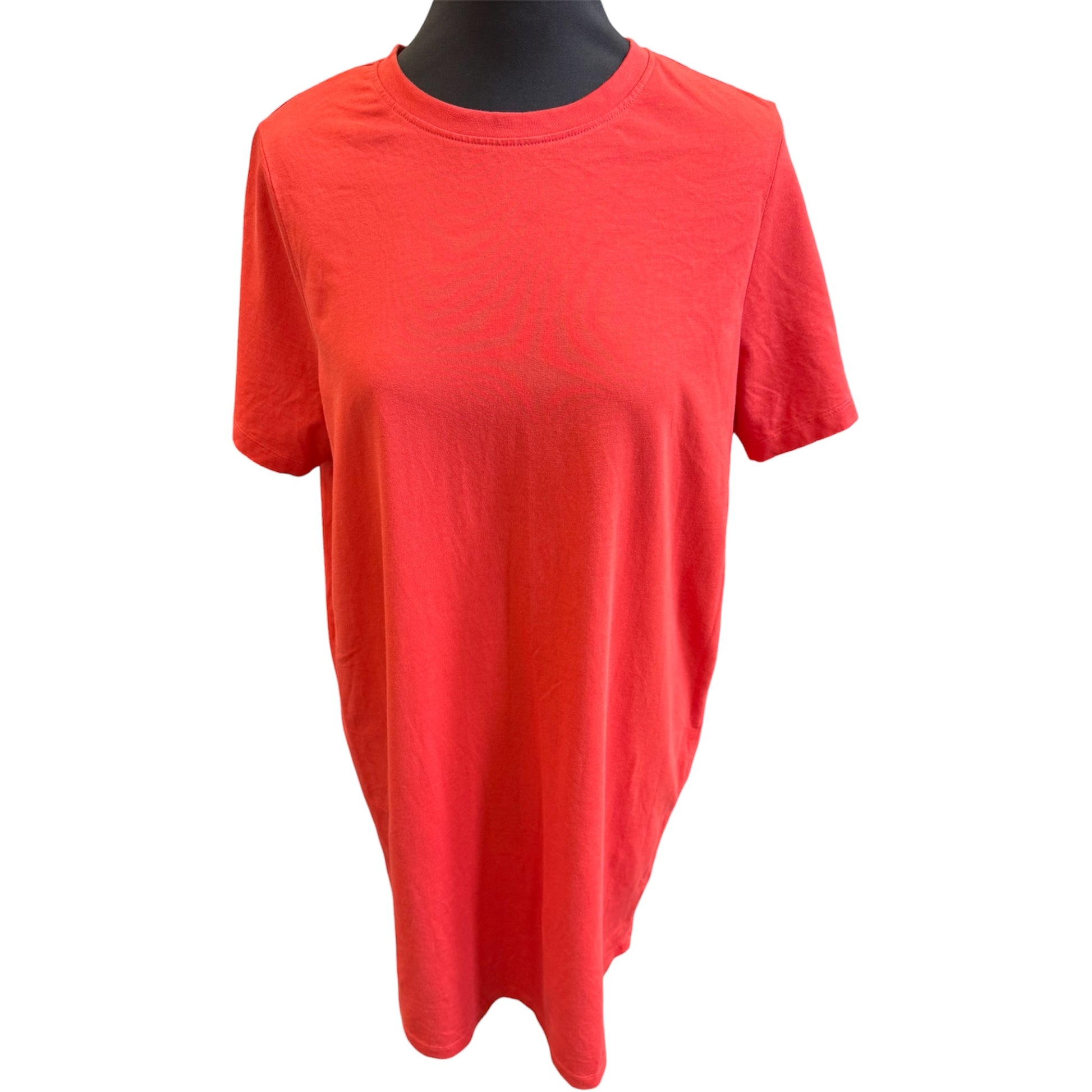 New Look red long line t-shirt