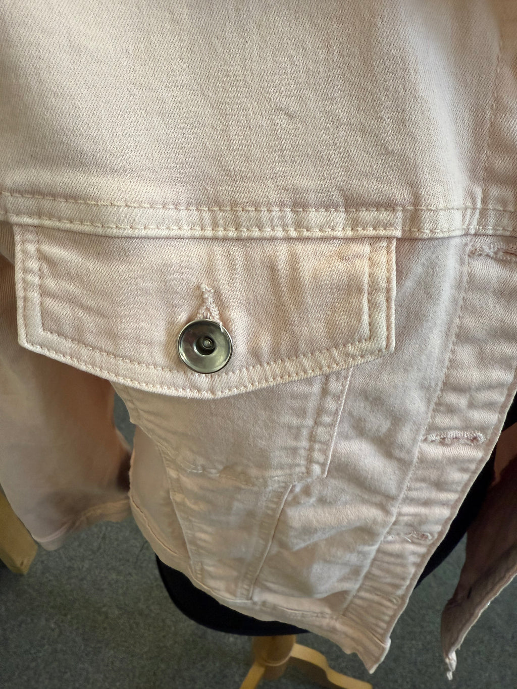 Samara Reya pale pink denim jacket