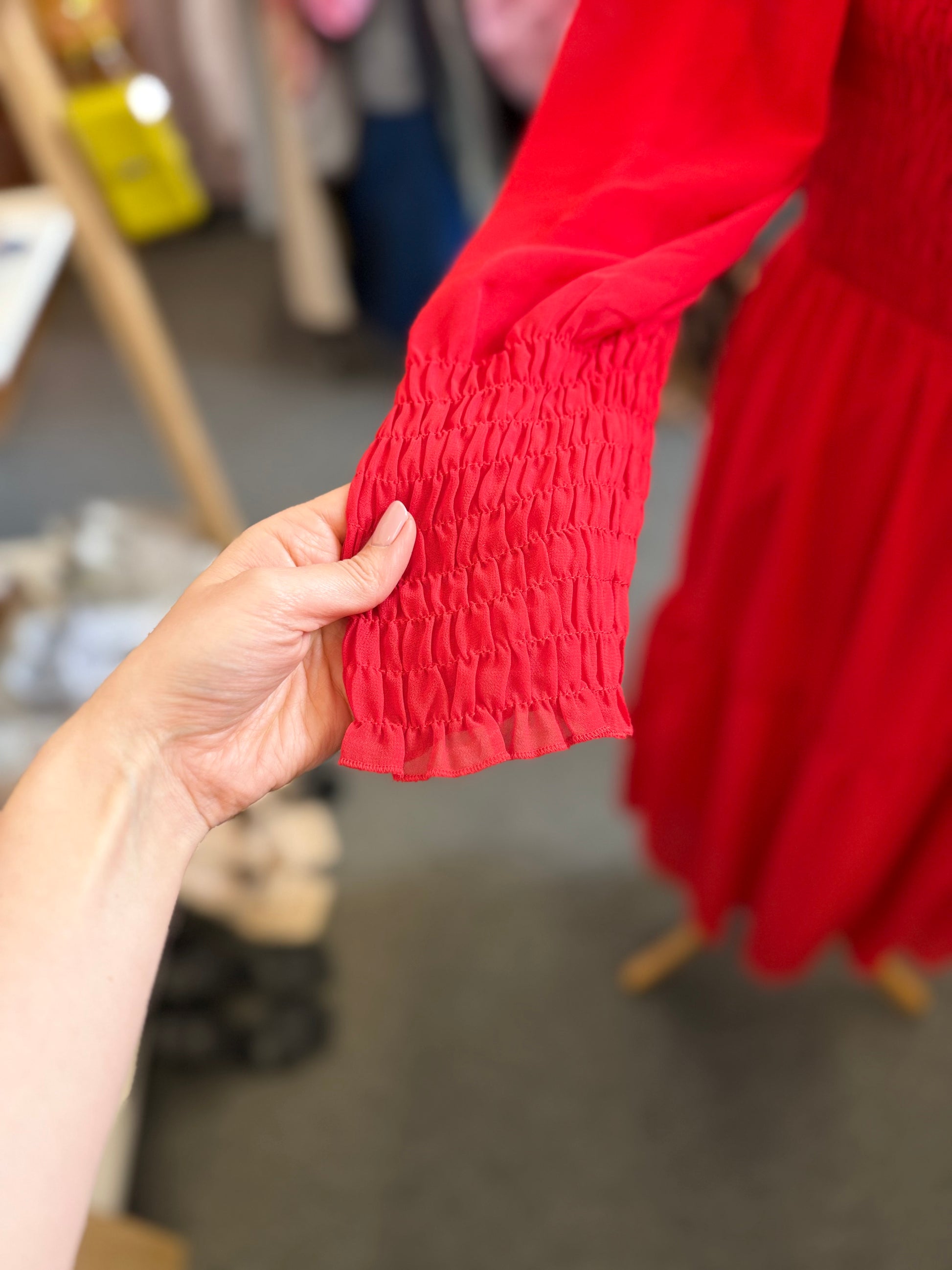 Quiz long sleeved maxi dress