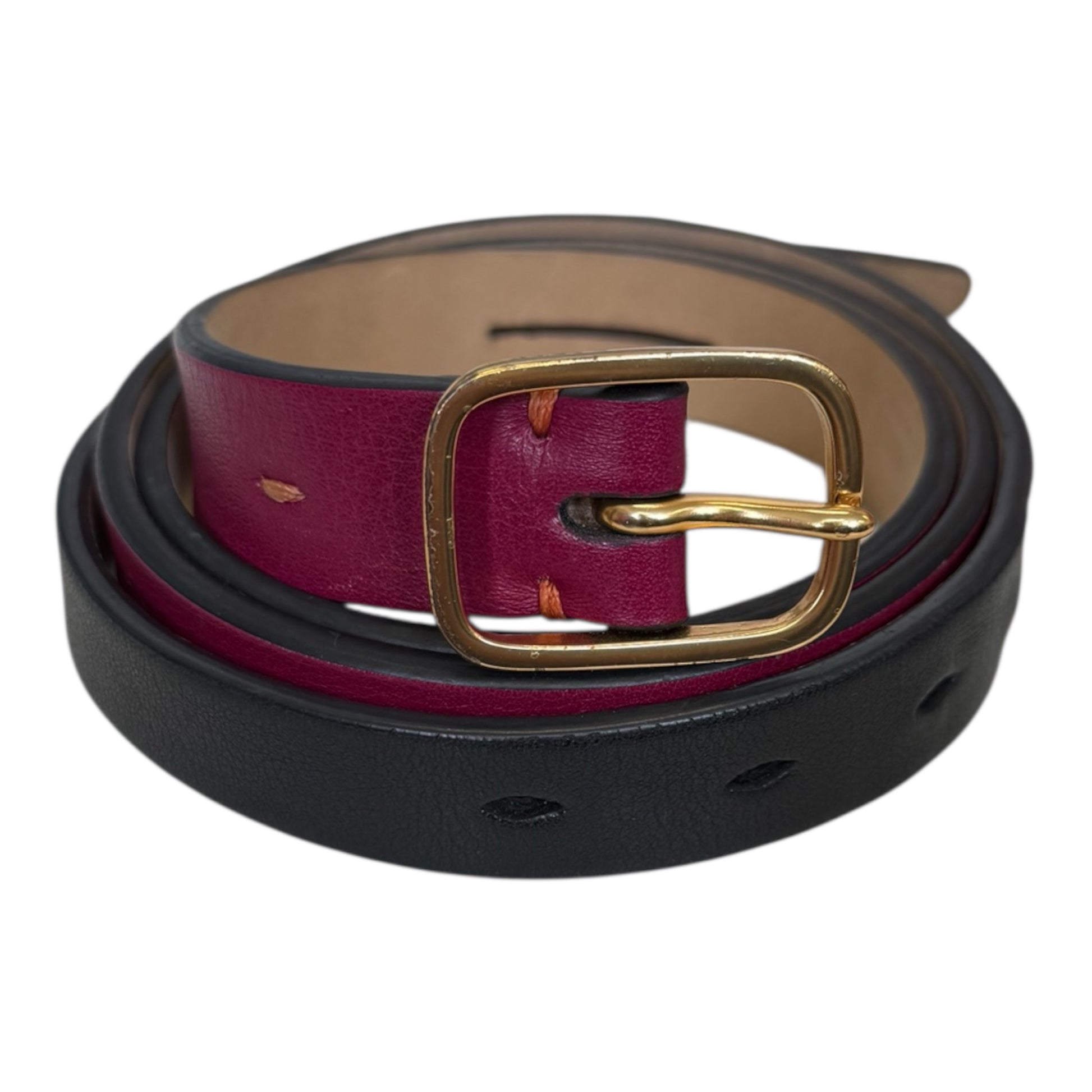 Paul Smith gold buckle belt