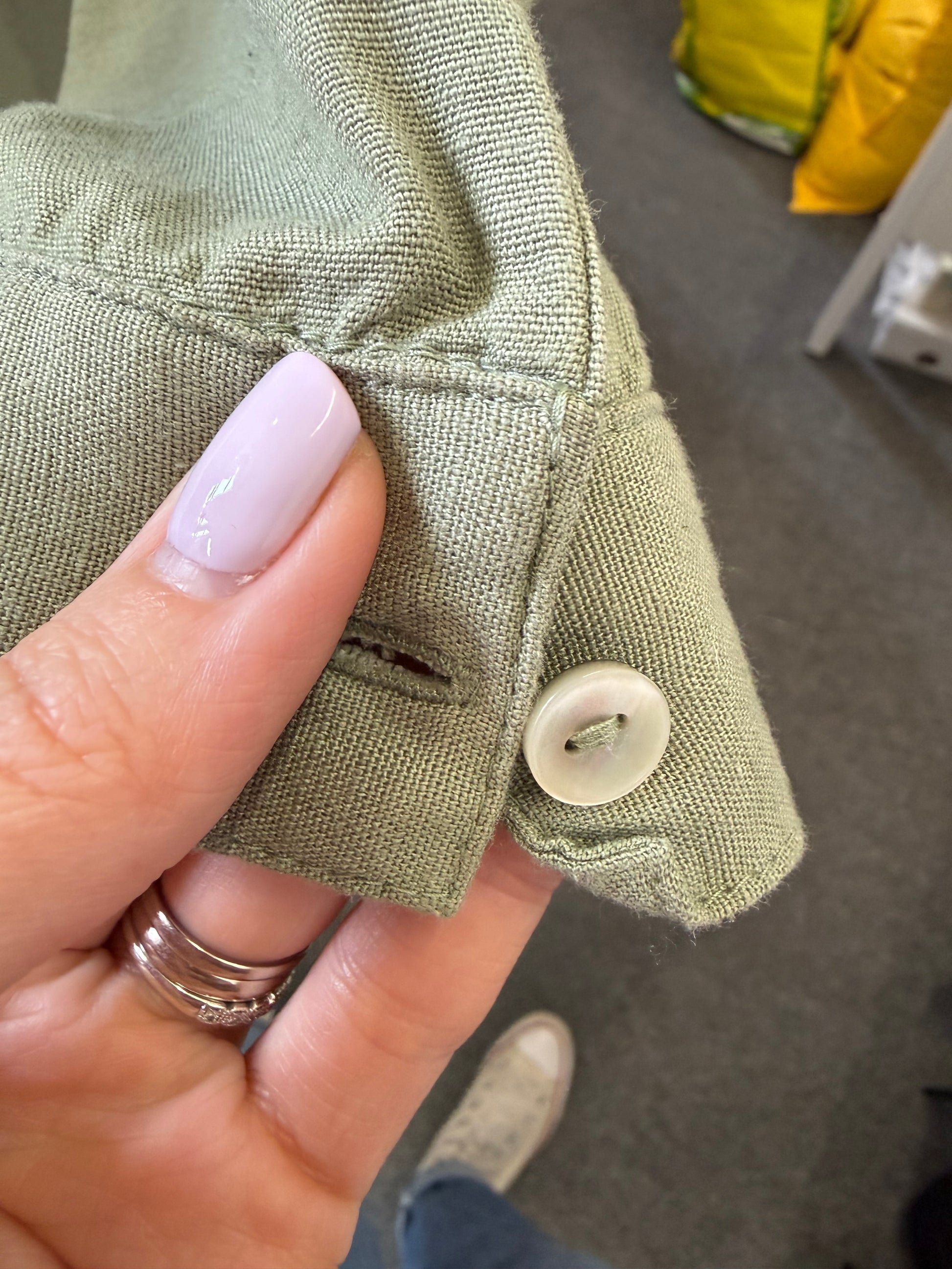Nutmeg khaki long sleeved oversize shirt