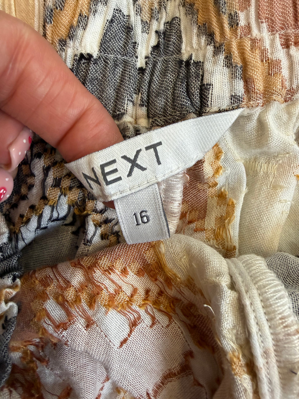 Next wide leg woven shorts