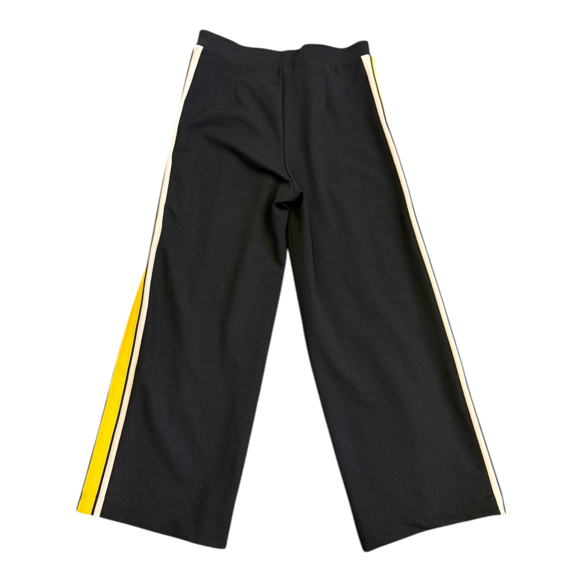 H&M stripe wide leg trousers