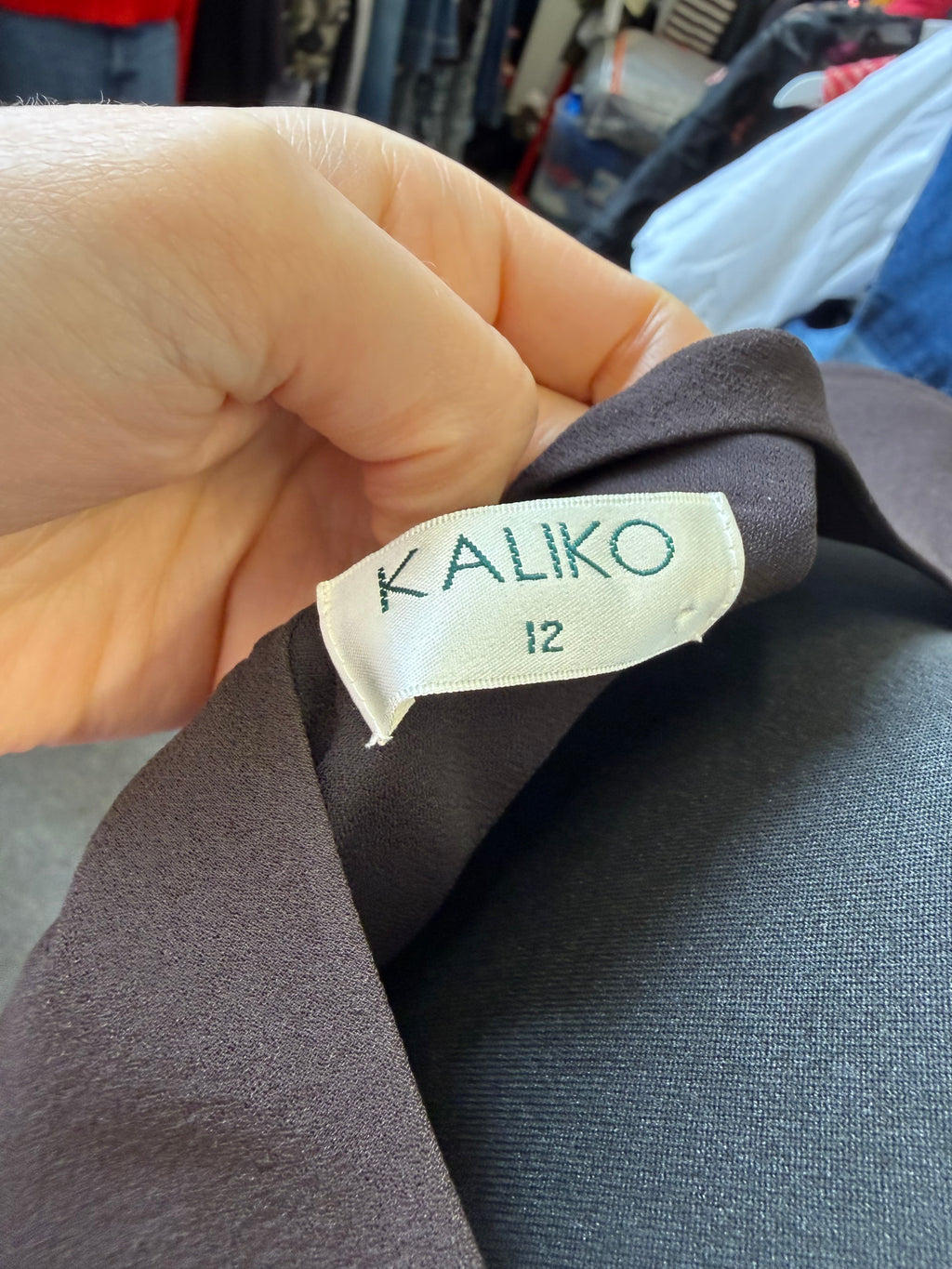 Kaliko embroidered occasion dress with matching scarf