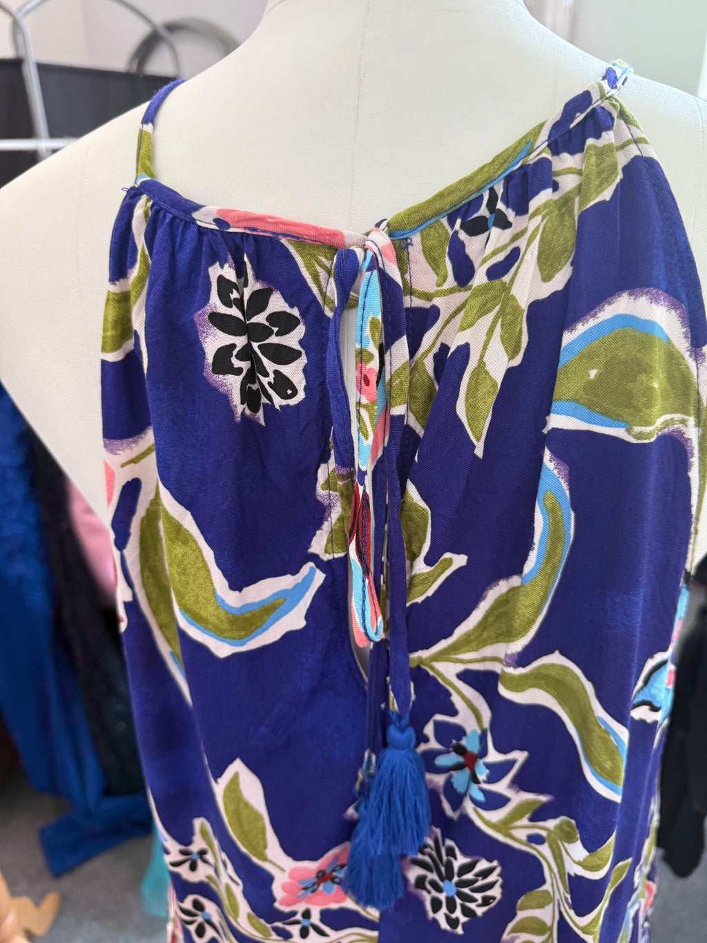 George high neck floral strappy top