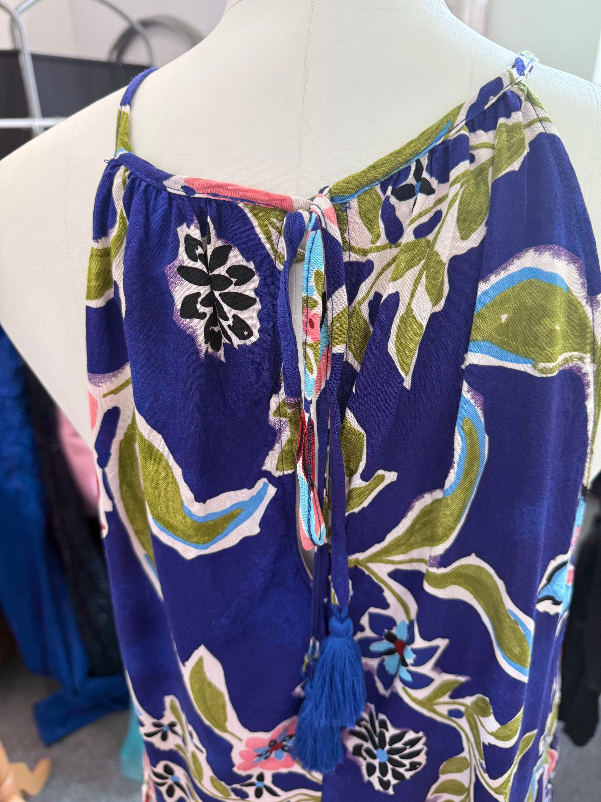 George high neck floral strappy top