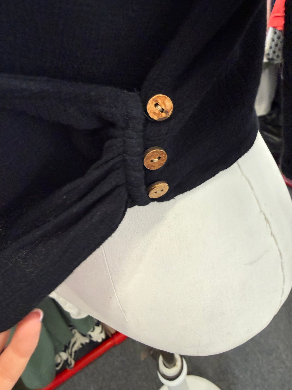 Zara crop short sleeved button cross over top