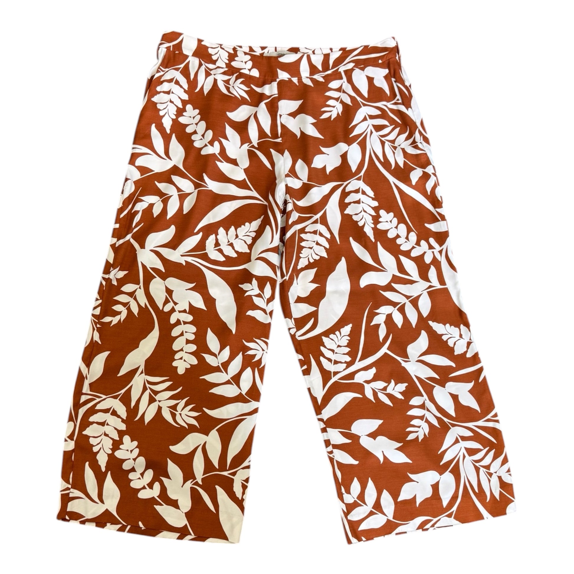 Hobbs floral wide leg trousers