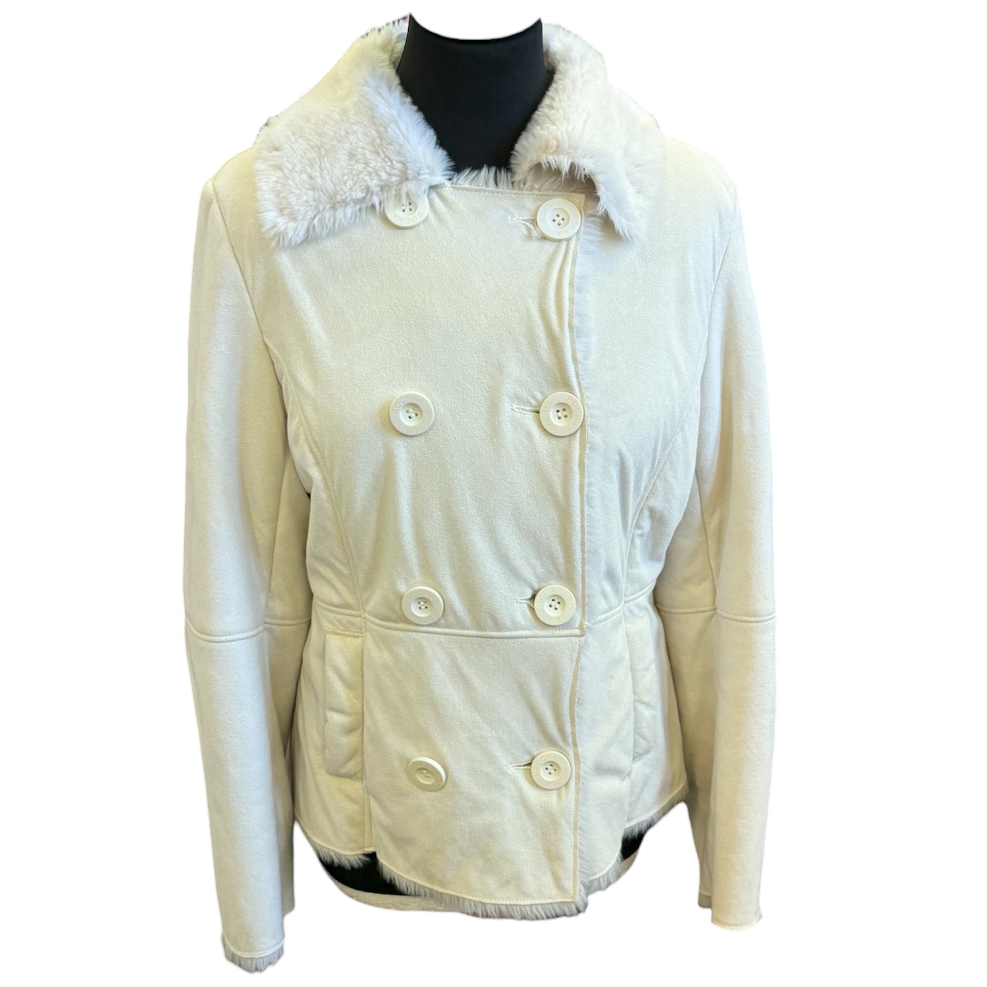 Rocha John Rocha faux fur lined jacket
