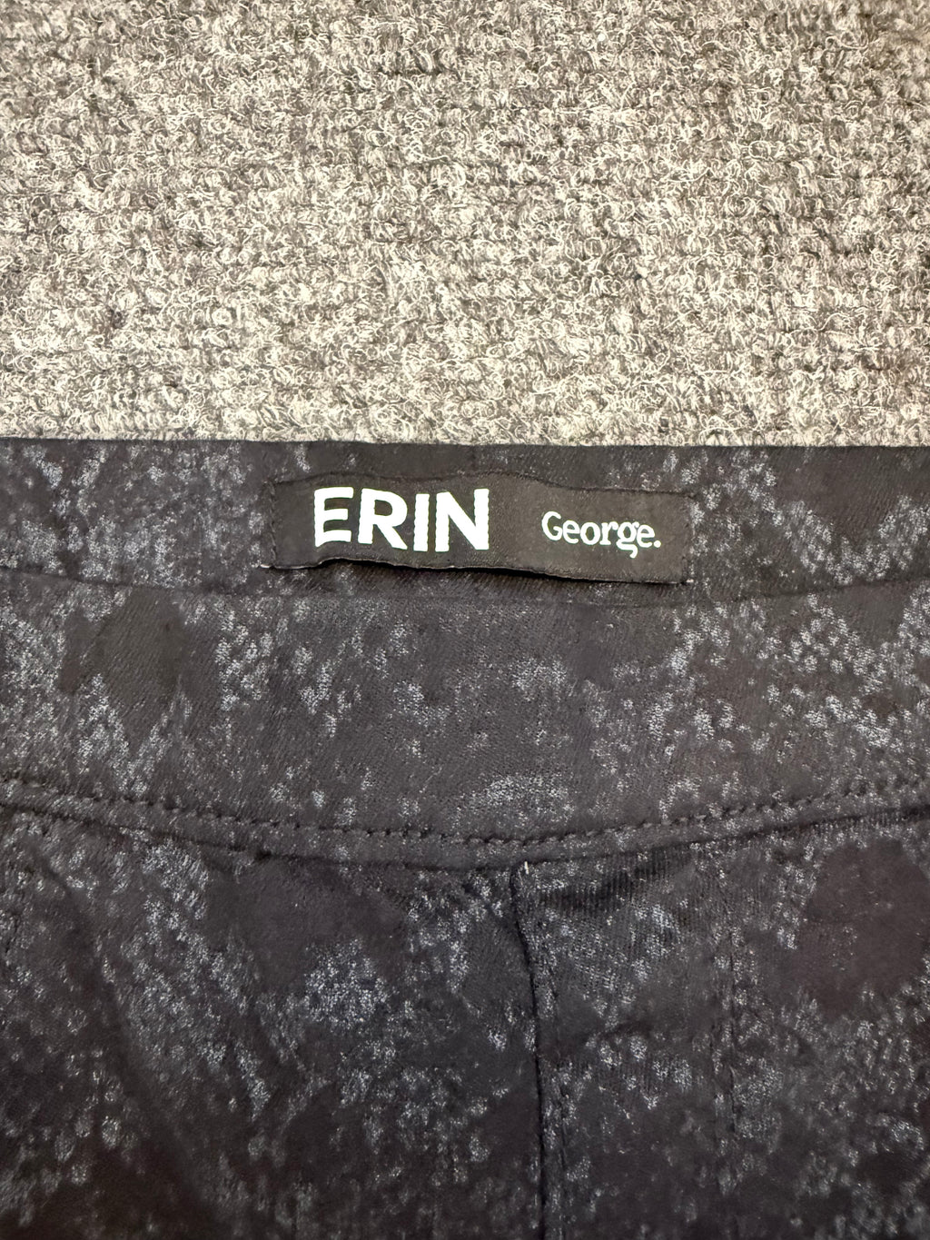George ‘Erin’ snakeskin jeggings