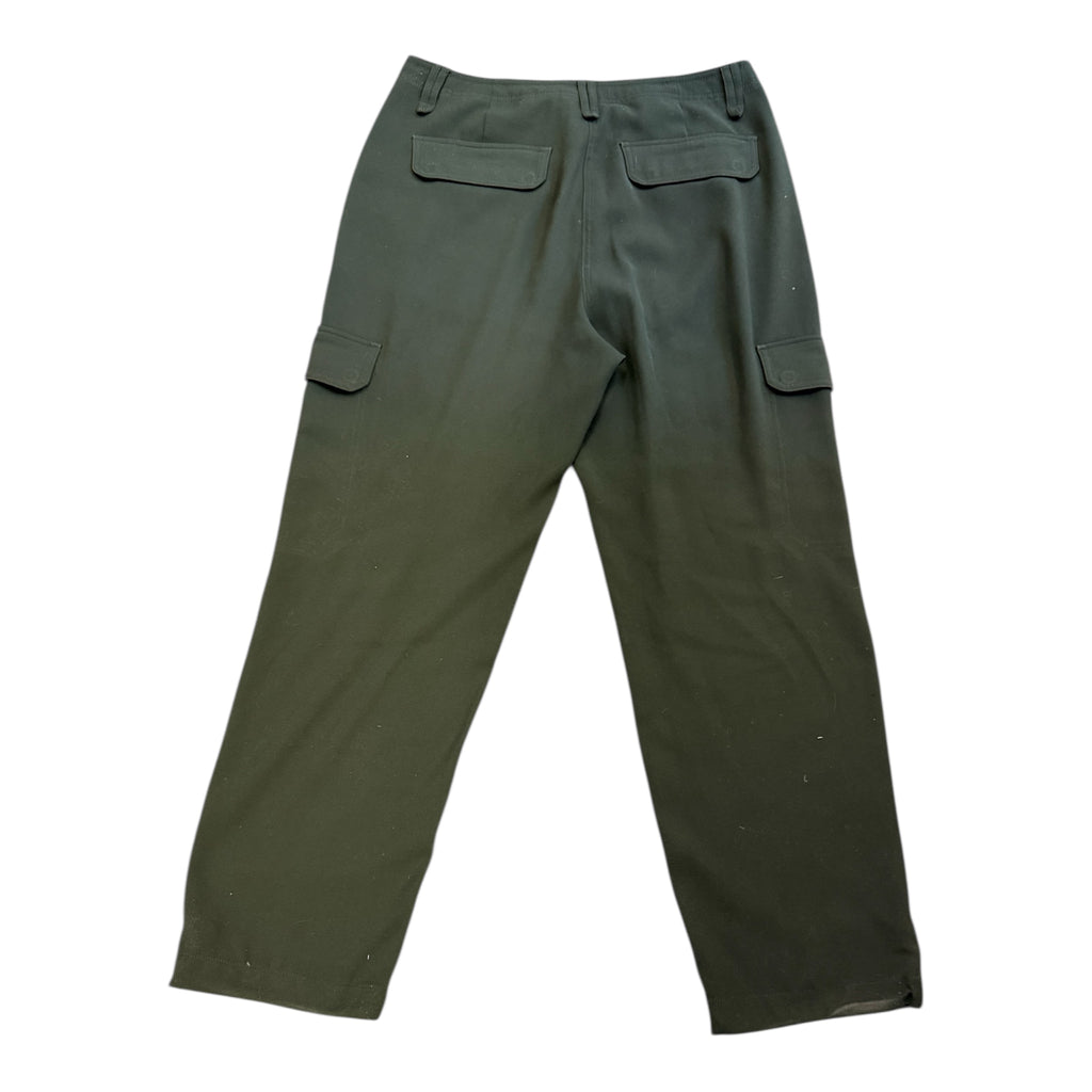 M&S deep green toggle bottom cargos