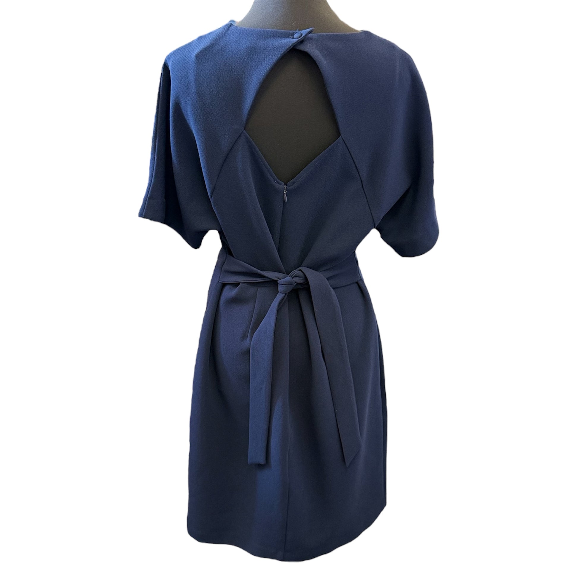 Warehouse navy occasion mini dress