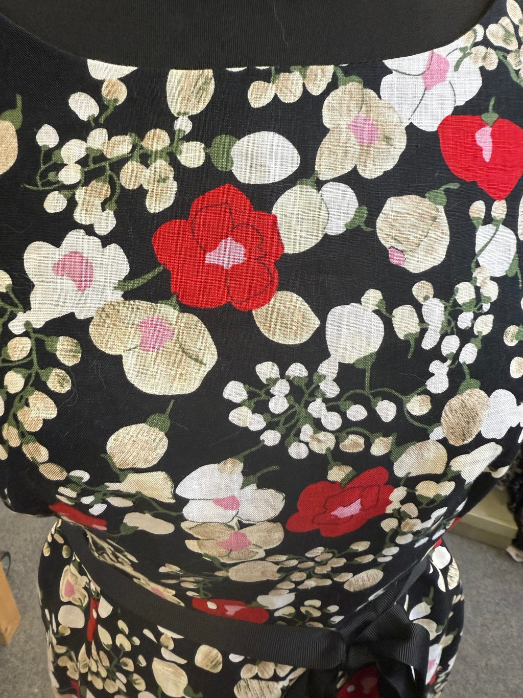 Laura Ashley floral sleeveless dress