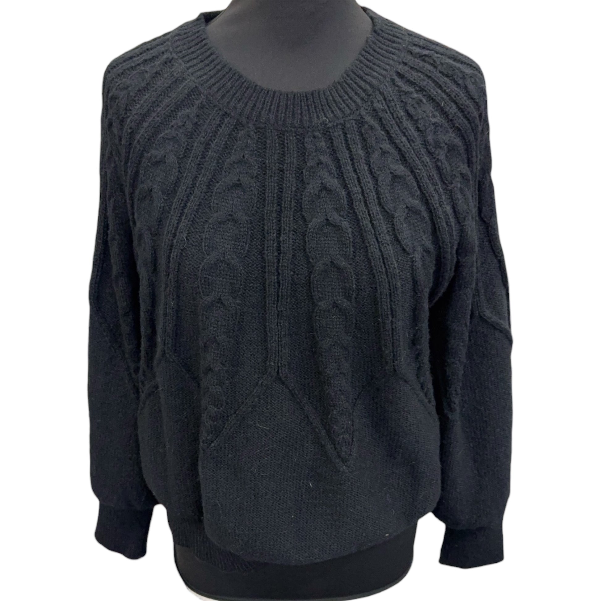 Shein black round neck jumper