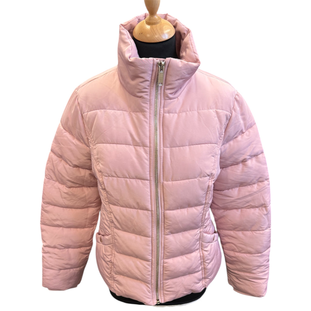 Miss Selfridge pink padded jacket