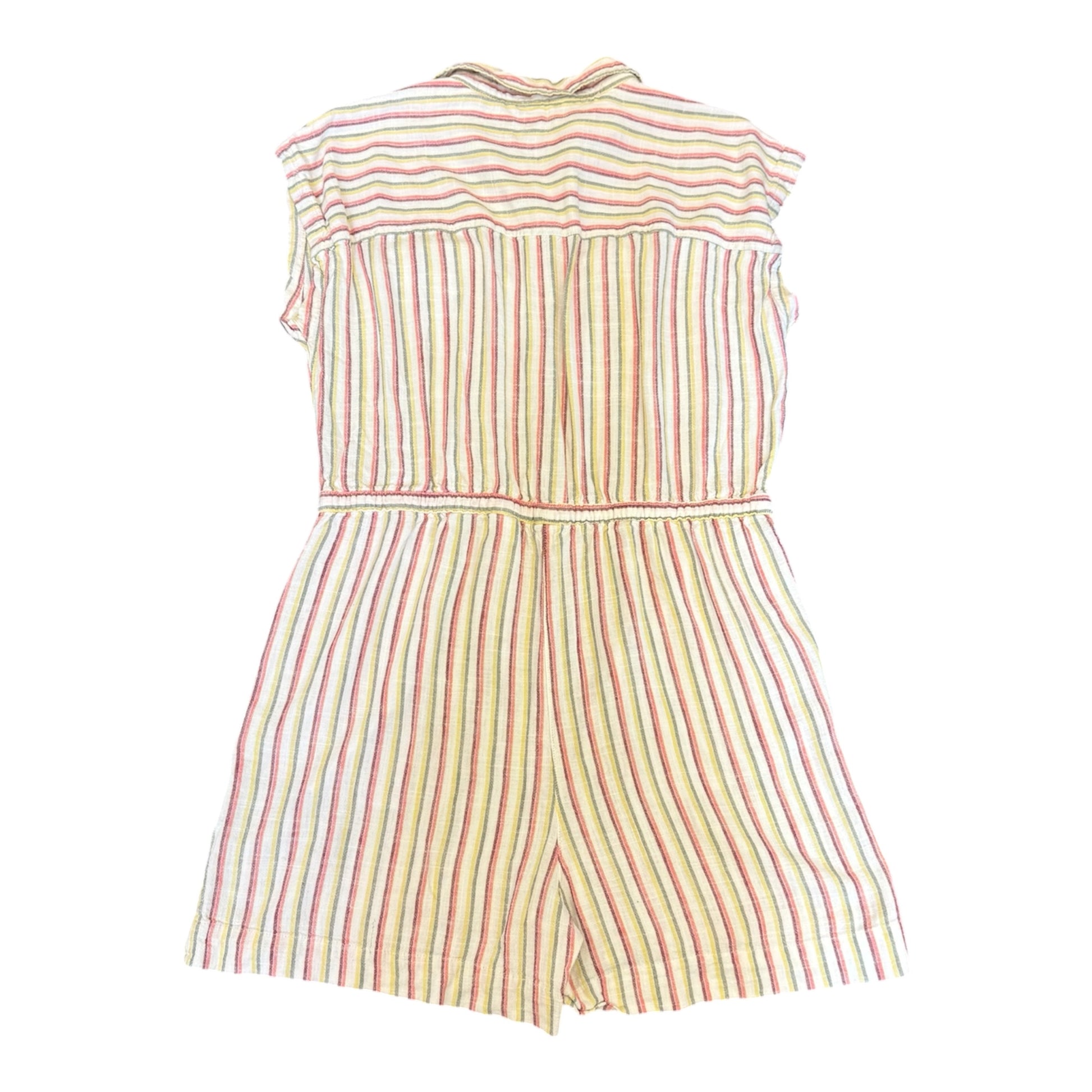 Next stripe collared playsuit