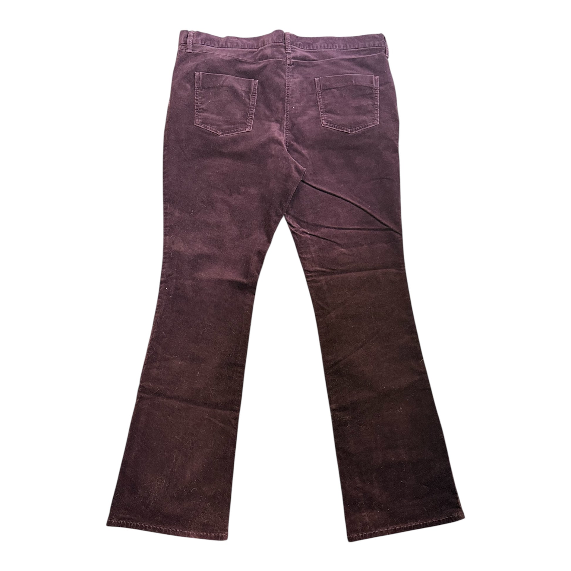 M&S purple bootcut corduroy trousers