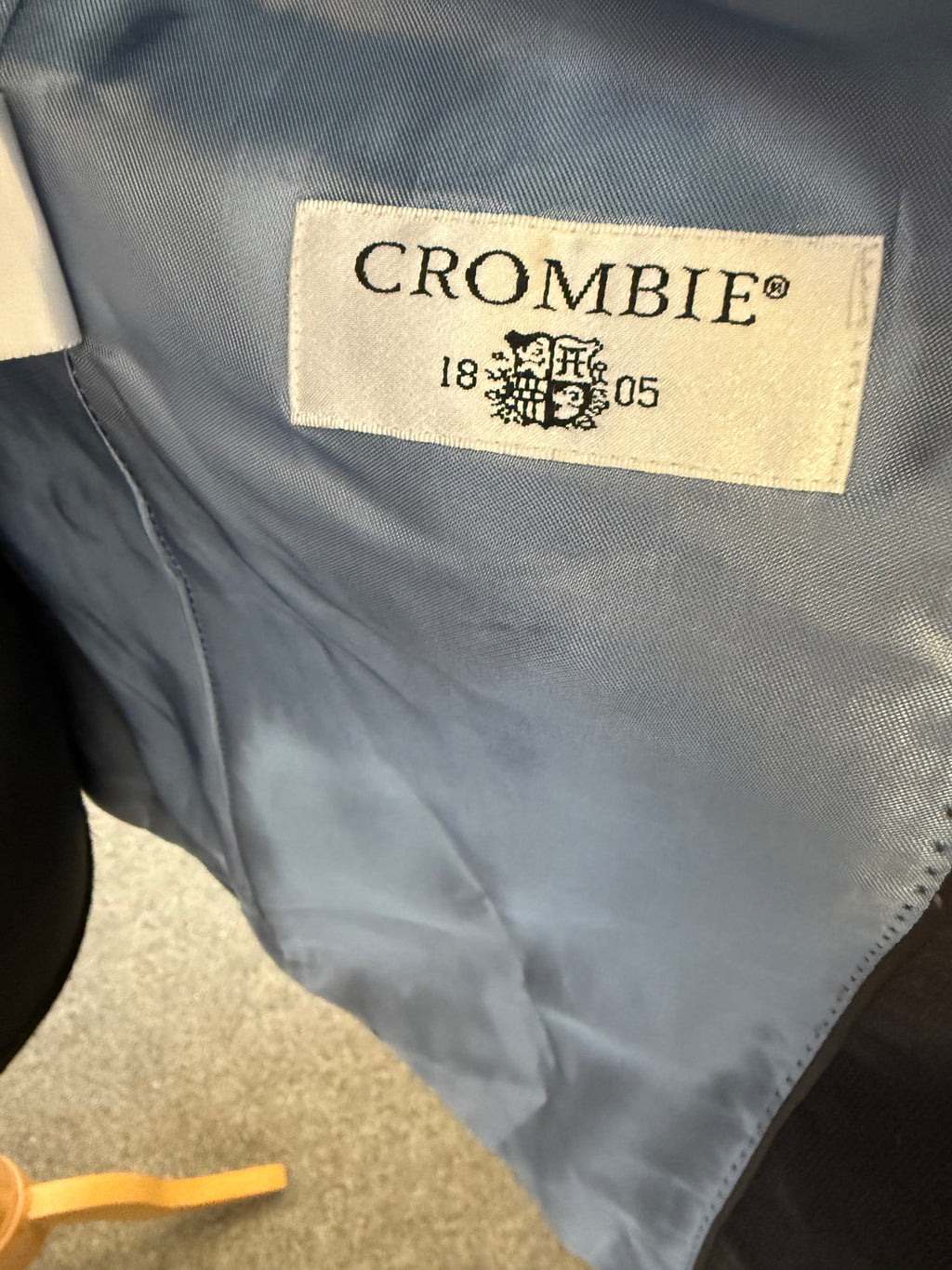 Crombie grey cord jacket
