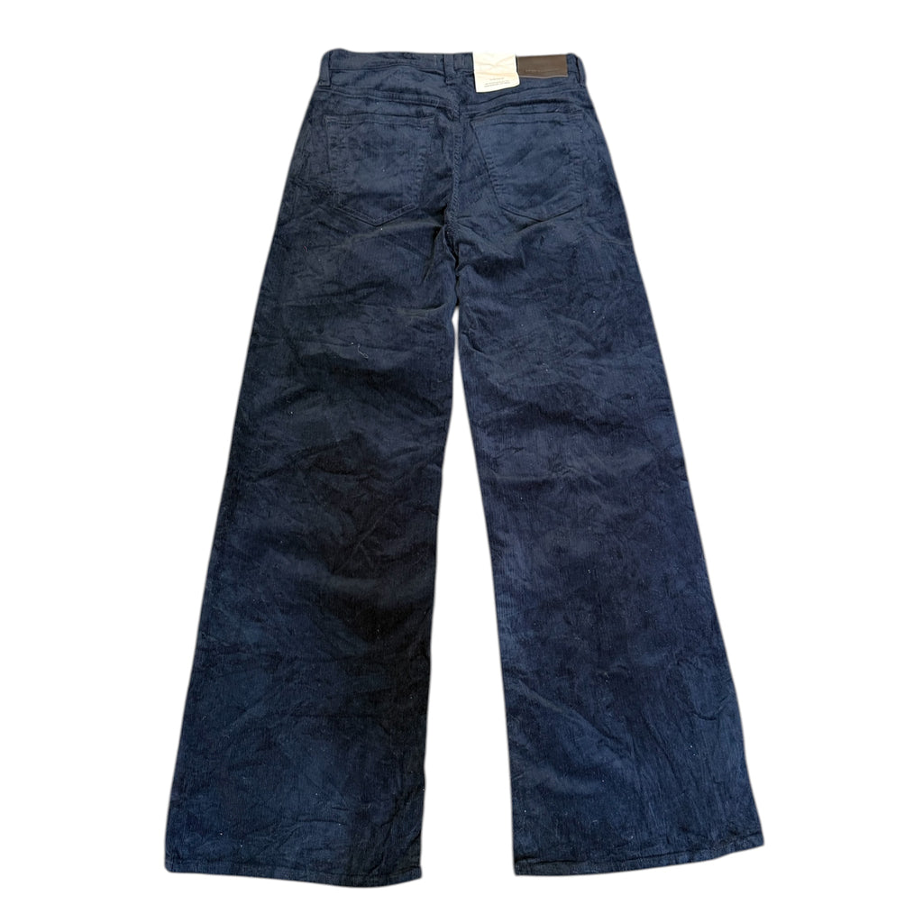 Citizens of Humanity high waisted navy wide leg cords