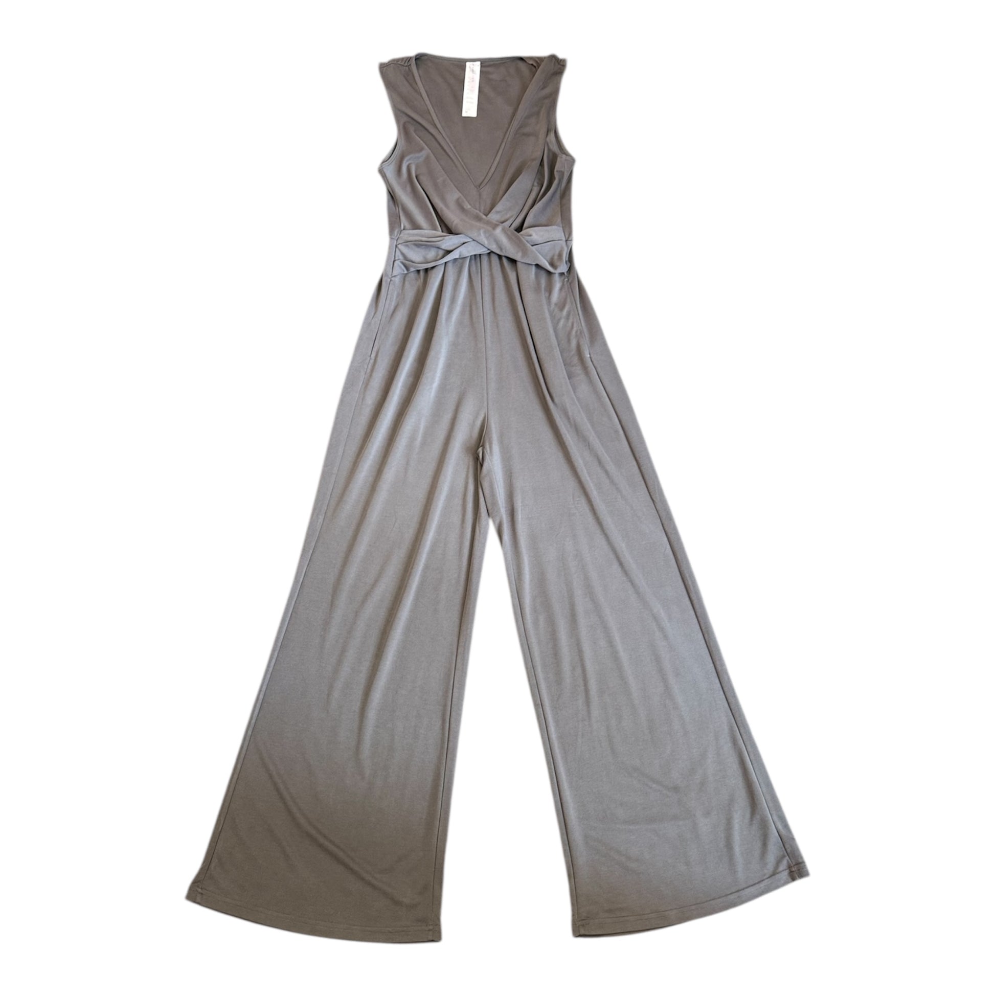 Fabletics knot wide leg sleeveless jumpsuit