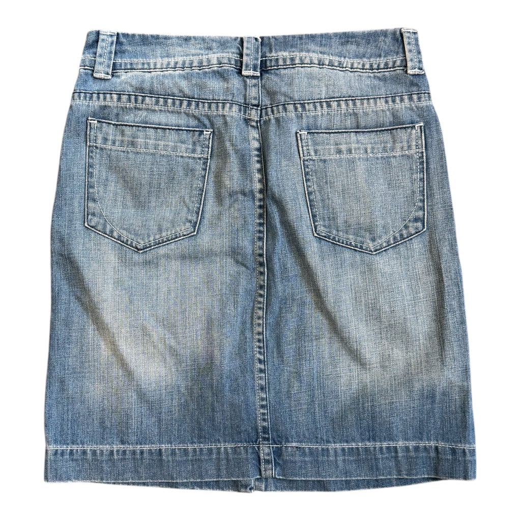 M&S knee length denim skirt