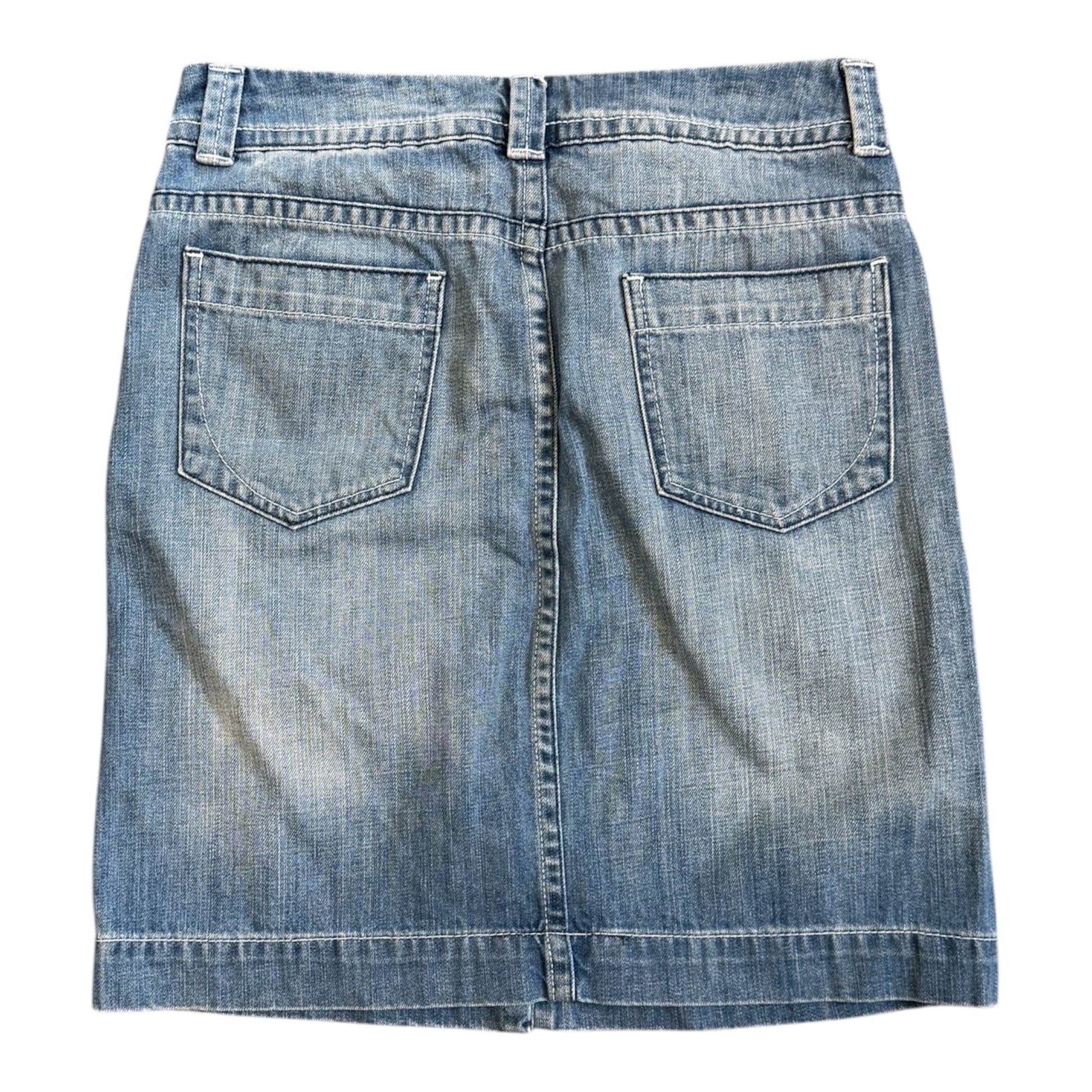 M&S knee length denim skirt