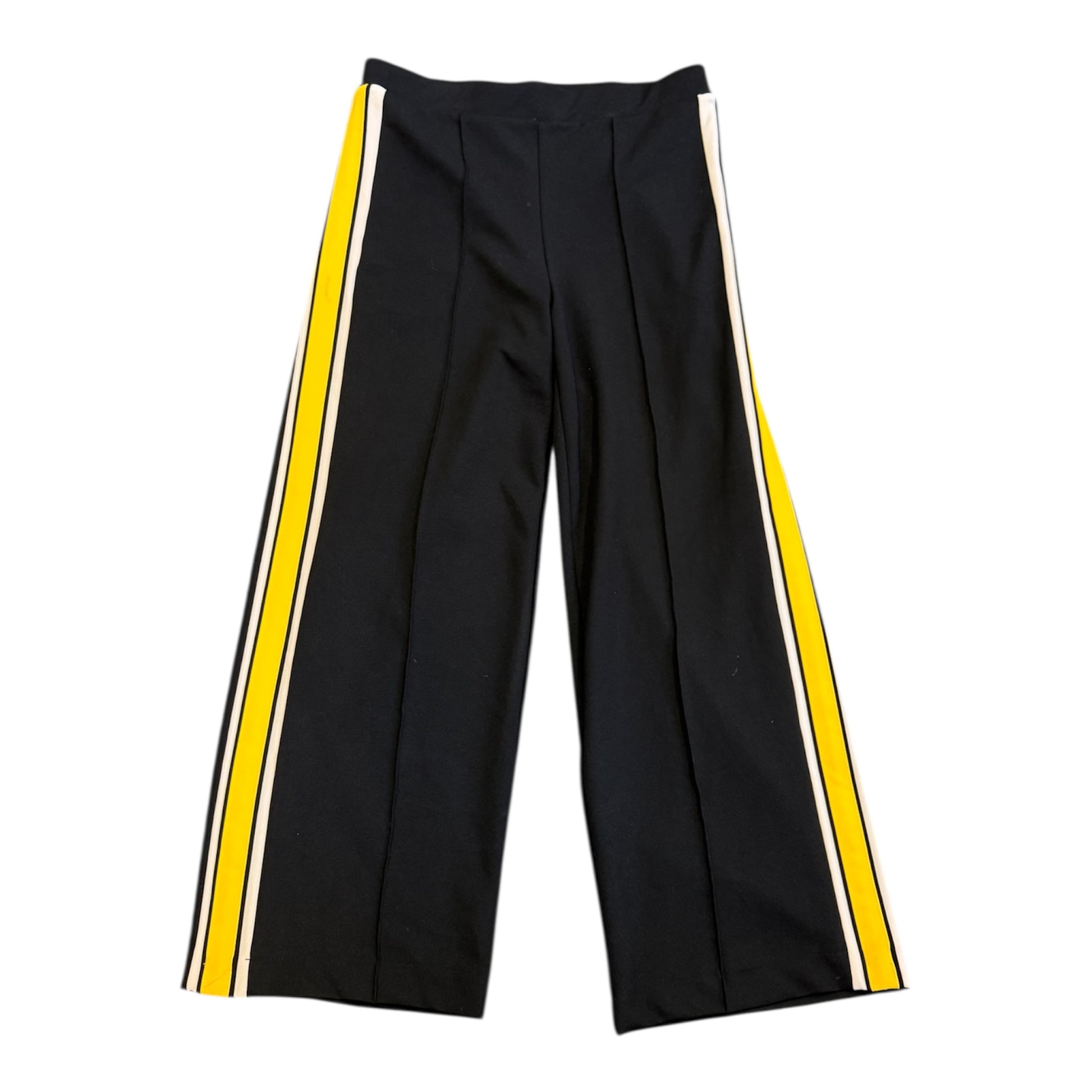 H&M stripe wide leg trousers
