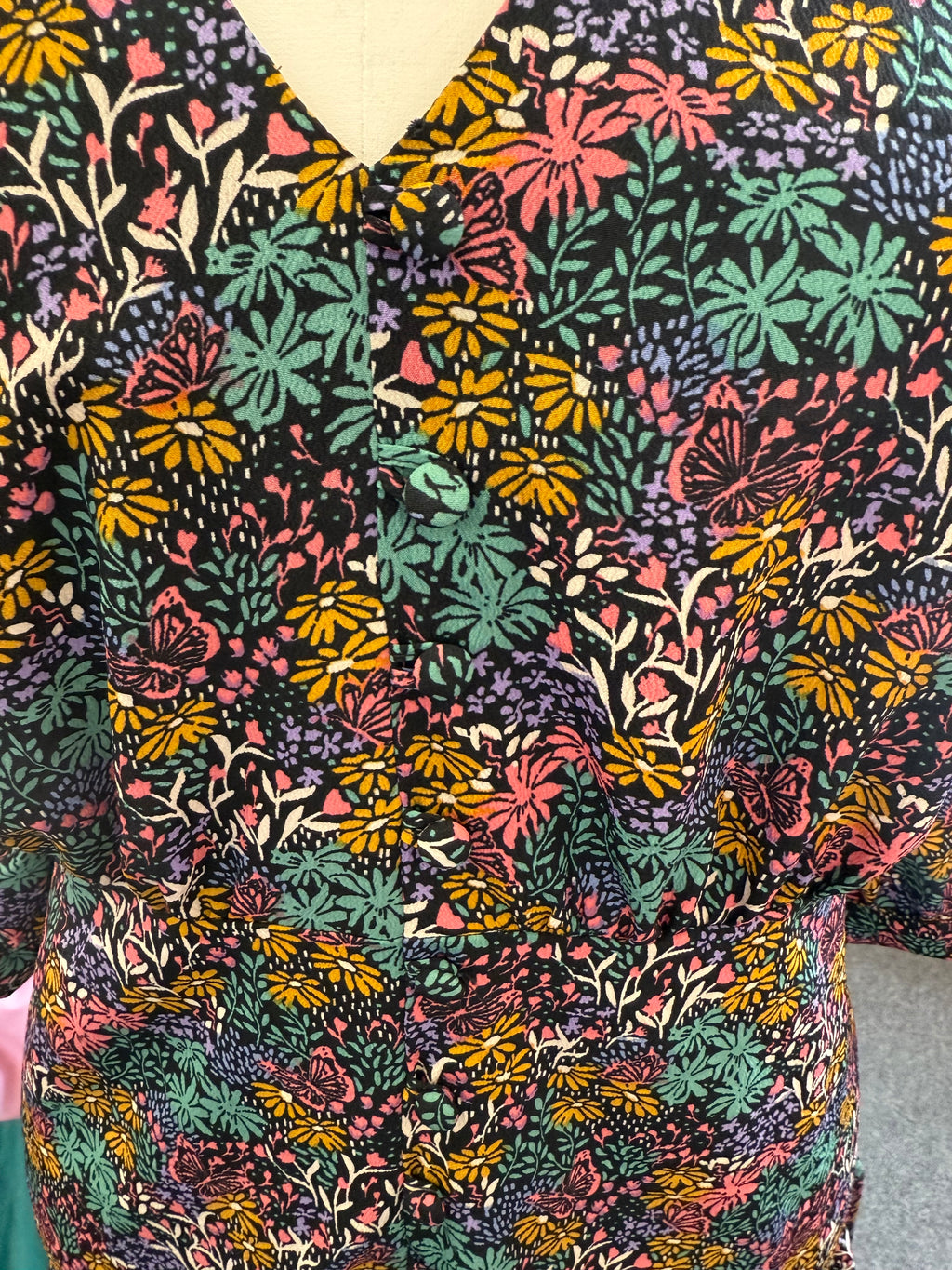 Next floral wrap mini dress